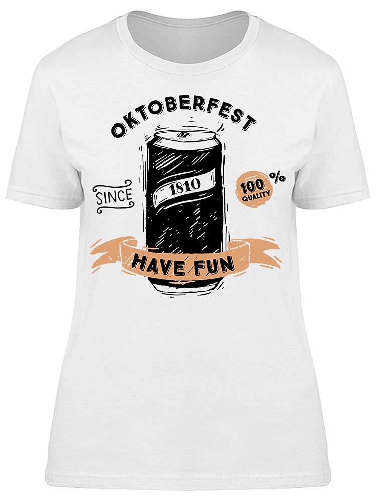 Oktberferst Haven Fun Beer T-Shirt for Women - White | Casual Wear, Parties & Oktoberfest Outfits