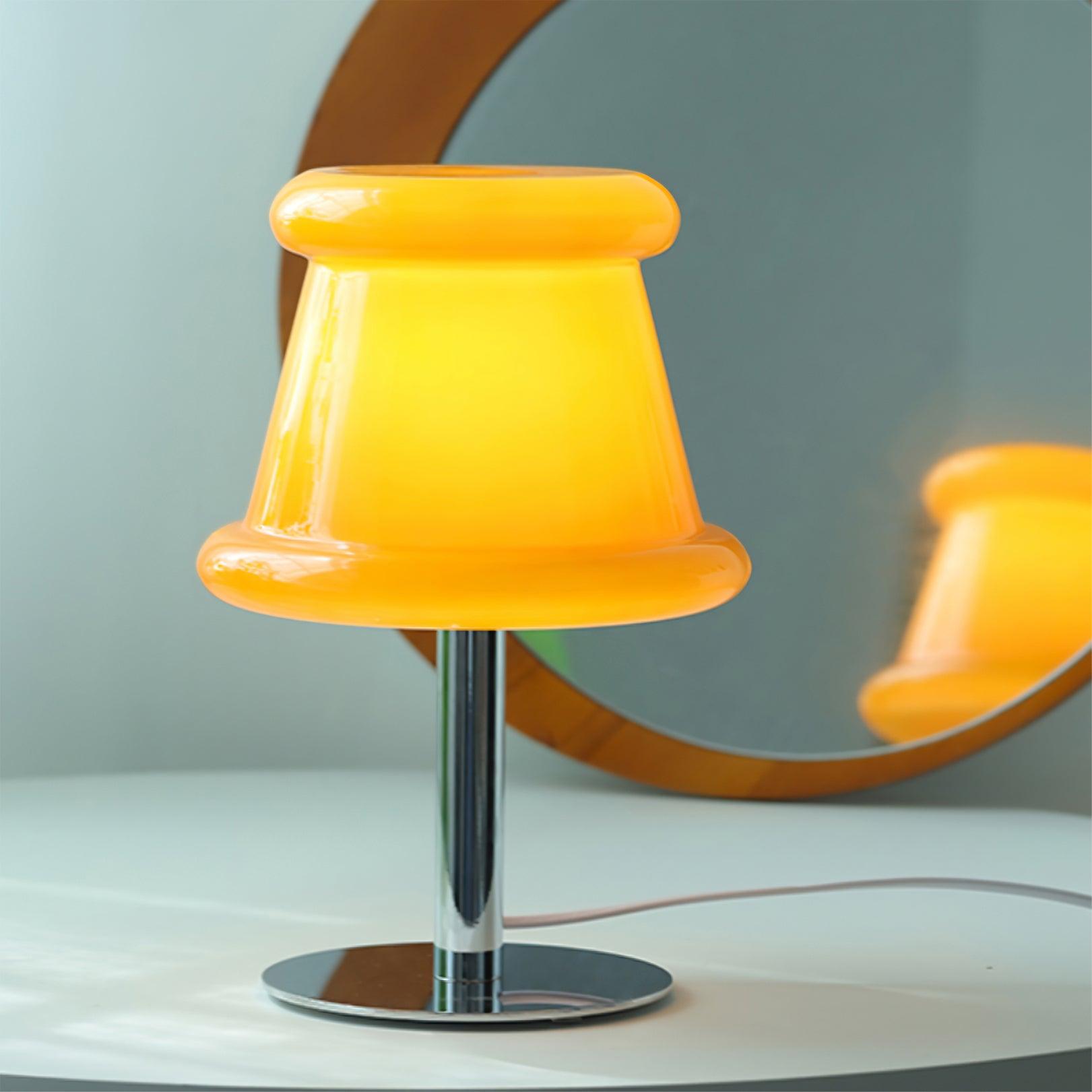 Meefad Modern Table Lamp - Stylish LED Nightstand Light for Bedroom, Living Room & Office - Perfect for Reading, Decor & Ambient Lighting