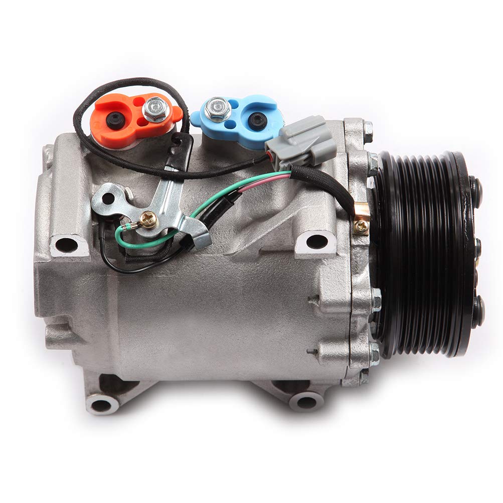 LUJUNTEC AC Compressor and A/C Clutch Kit - Compatible with 2002-2006 Honda CR-V 2.4L - High Performance Cooling System - Perfect for Summer Road Trips and Hot Weather Driving