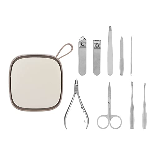 Premium Stainless Steel Double Sided Nail Clipper Set - 2-in-1 Multifunctional Fingernail & Toenail Clippers Kit with Case - Perfect for Travel, Home, Salon & Grooming Essentials