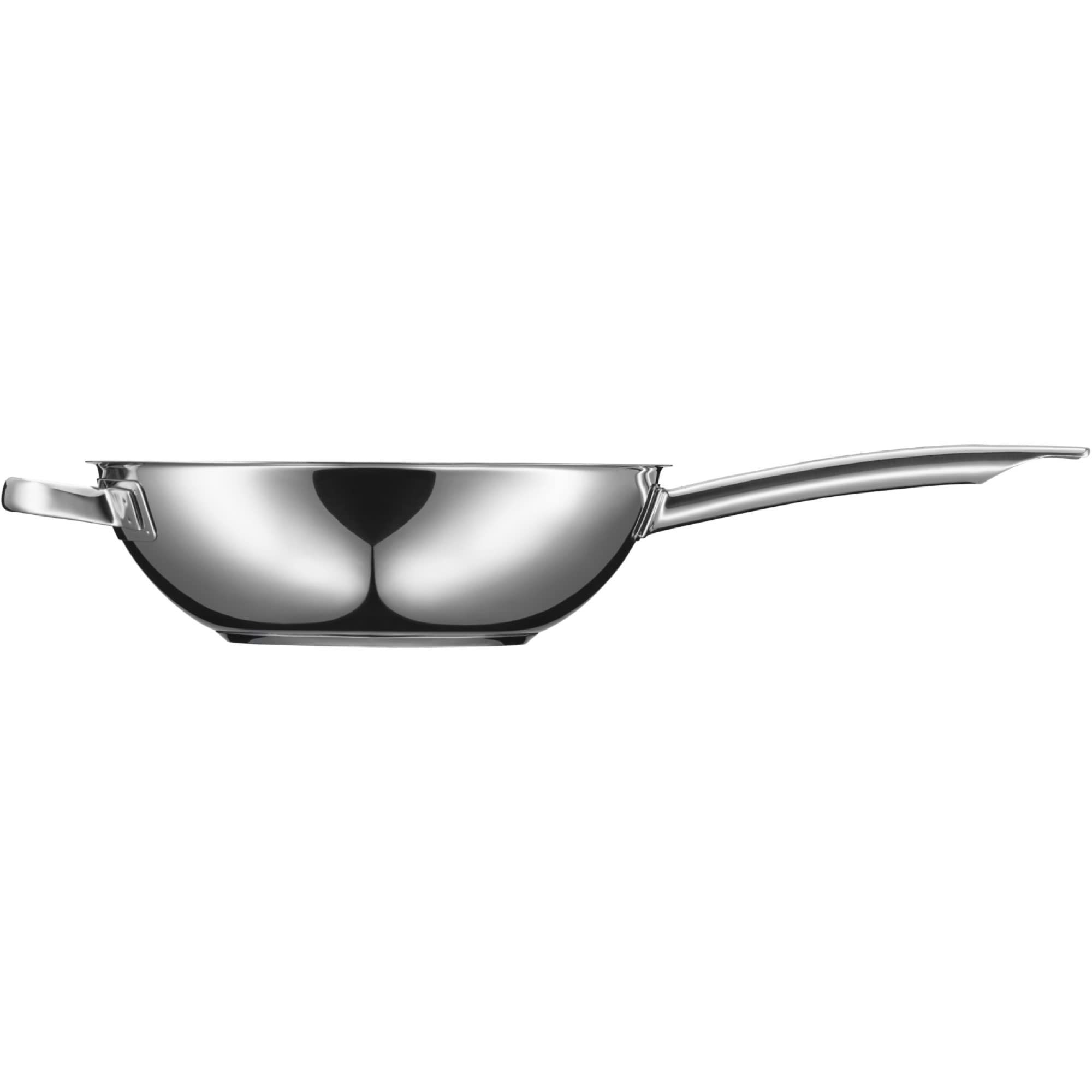 WMF Durado Induction Wok Pan - 28cm Stainless Steel Cookware, Oven Safe & Induction Compatible - Perfect for Stir-Frying, Searing & Asian Cooking