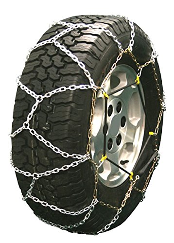 Diamond Back LT 3.7mm Heavy Duty Tire Chains with Rubber Adjusters (2321LW) - Perfect for Snow, Ice & Off-Road Winter Driving