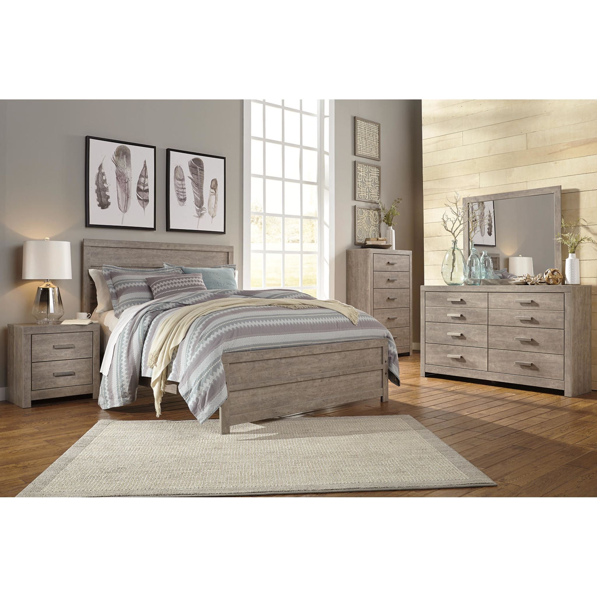 Culverbach Nightstand - Modern Bedside Table with Storage Drawer, Wooden End Table for Bedroom, Living Room, and Office Use
