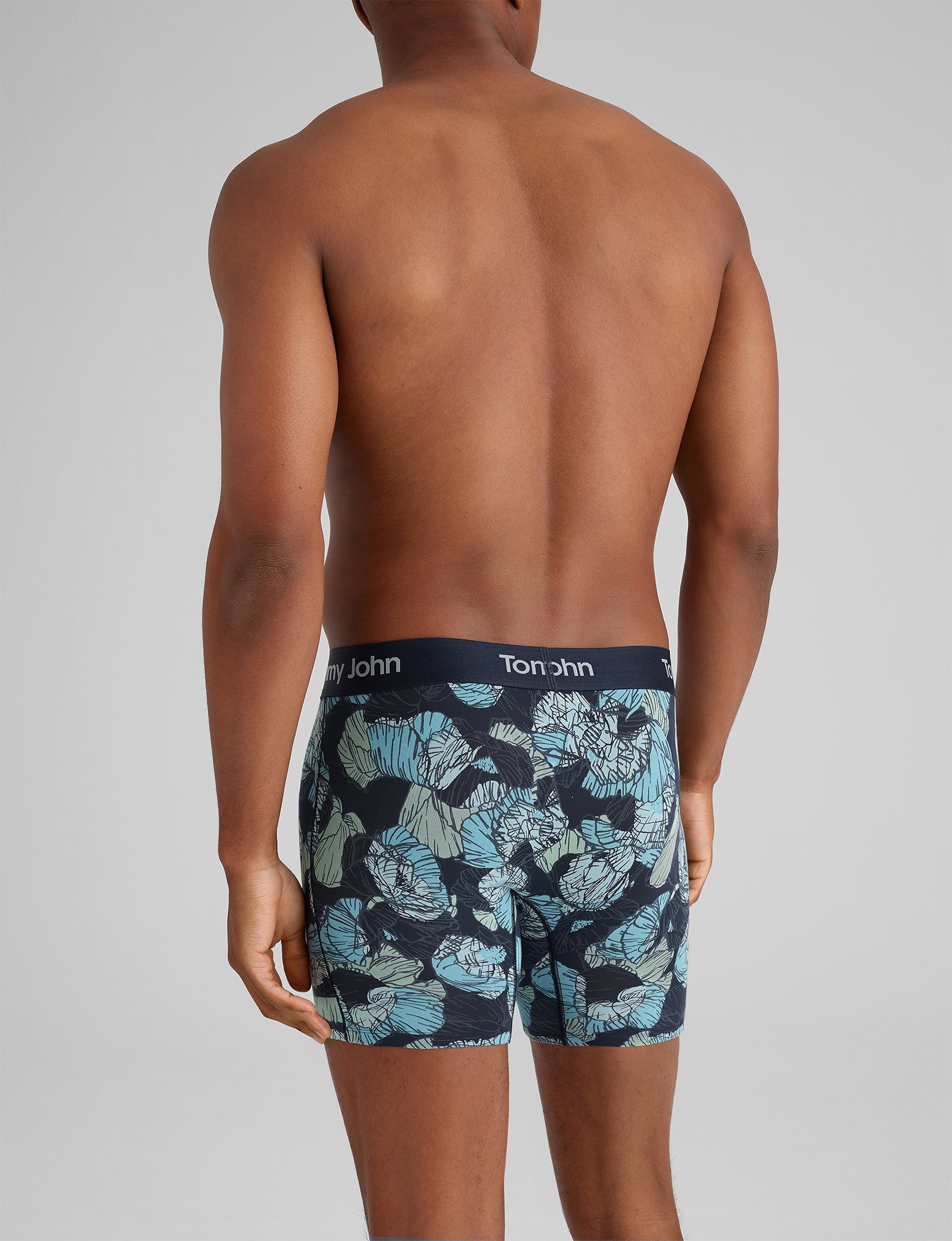 Second Skin Mid Length Boxer Briefs - 6 Pack Ultra Soft Breathable Men's Underwear for All-Day Comfort - Perfect for Workout, Running, and Everyday Wear
