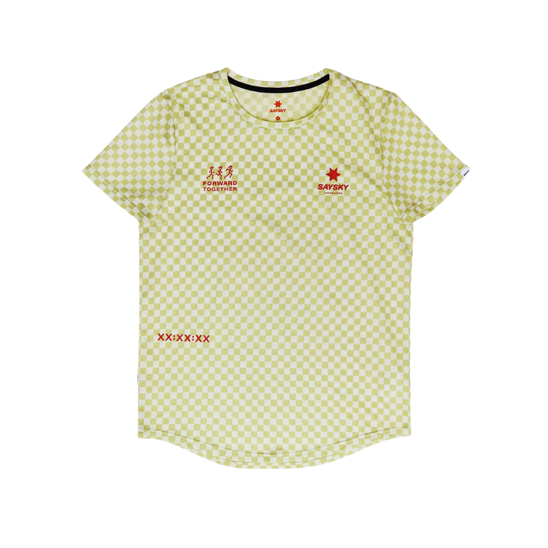 SAYSKY Men's Checker Combat T-Shirt - Stylish Casual Graphic Tee for Streetwear & Urban Fashion | Perfect for Everyday Wear, Gym, and Outdoor Activities