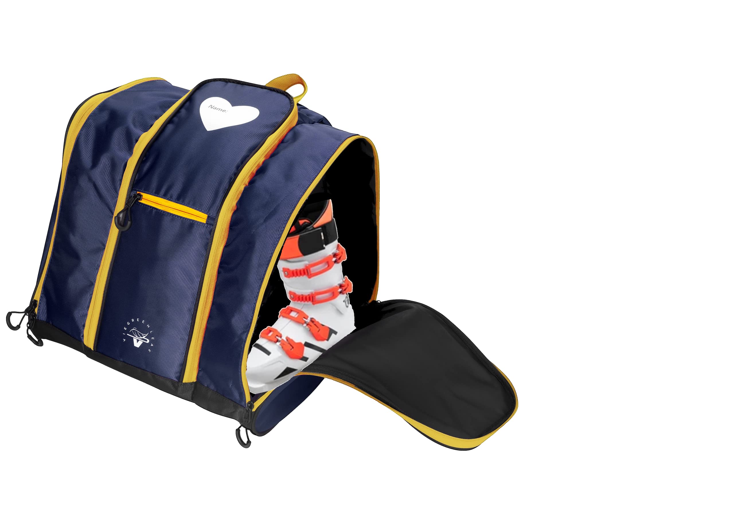 VieGreenleaf Kids Rollerblade Backpack Set with Helmet & Gloves - Adjustable Toddler Skate & Snowboard Boot Bag for Skiing, Snowboarding, Skating - Perfect for Outdoor Sports, Travel & School (Blue Marine)