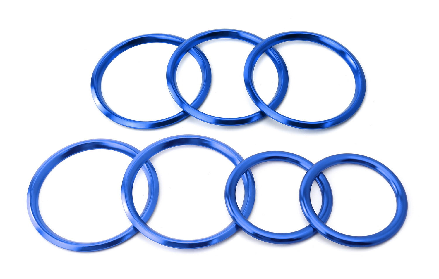 Premium Blue Air Vent Trim Covers for Mercedes W205 X205 C GLC - Upgrade Your Car Interior with Stylish AC Vent Covers for Enhanced Aesthetics & Comfort