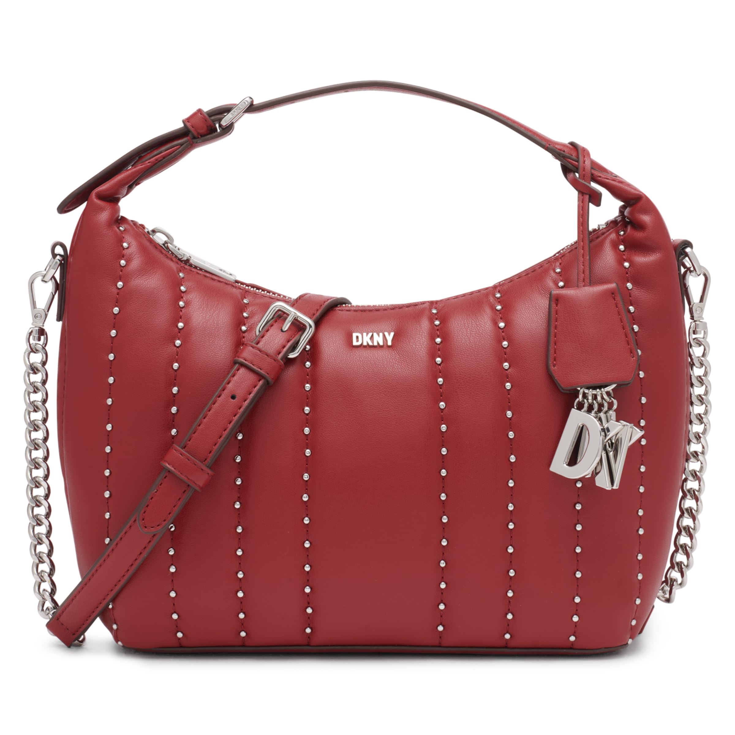 DKNY Lexington Park Hobo Crossbody Bag for Women - Stylish Leather Shoulder Purse for Work, Travel & Everyday Use
