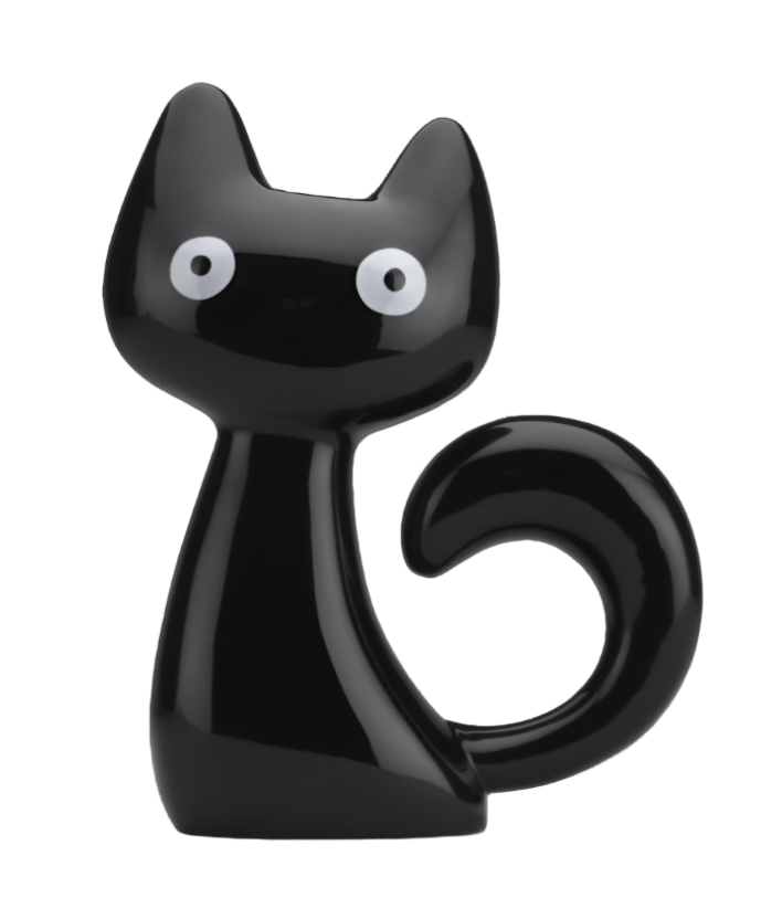Qeeboo Kritters Vase Dalila - Modern Ceramic Animal Sculpture Home Decor for Living Room, Bedroom & Office