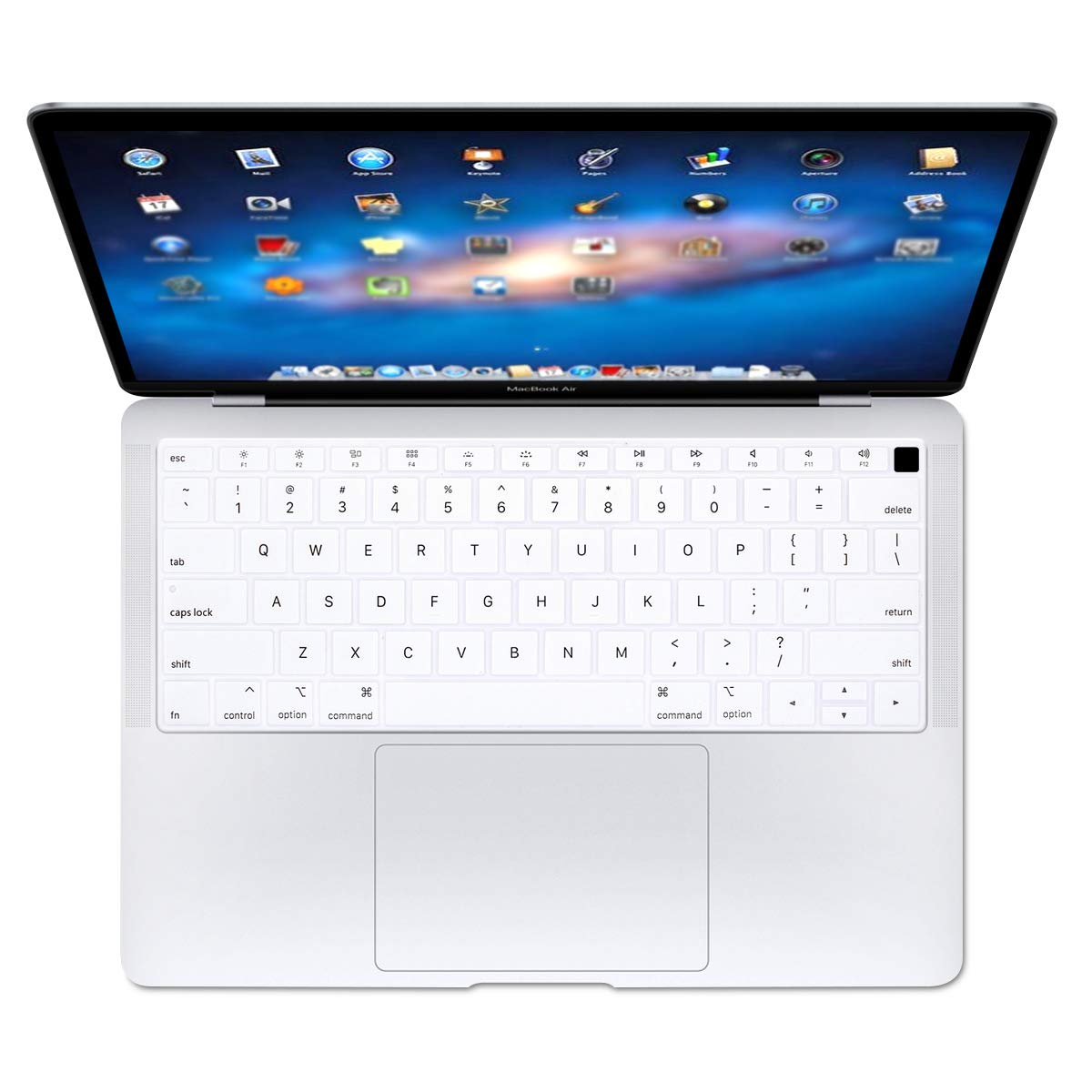Se7enline MacBook Air 13 Inch Keyboard Cover - Soft Silicone Skin Protector for Mac Air 13
