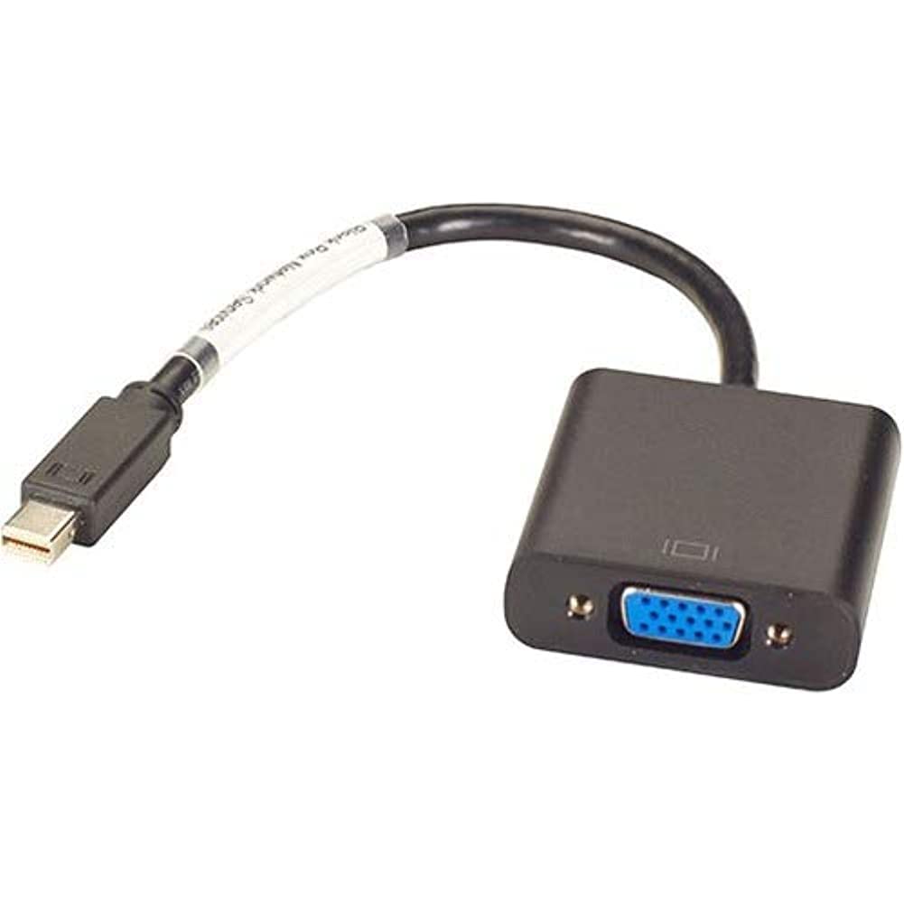Black Box Mini DisplayPort to VGA Adapter Converter - Male to Female - Compatible with MacBook, iMac, PC Laptop for Presentations & External Monitor Setup