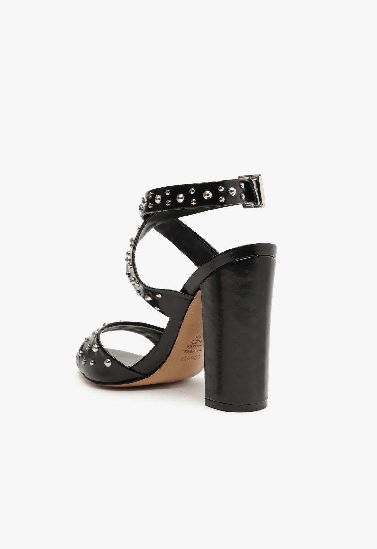 Lizzy Block Leather Sandal - Women's Comfortable Chunky Heel Slide Sandals for Summer | Perfect for Beach, Vacation & Casual Outfits