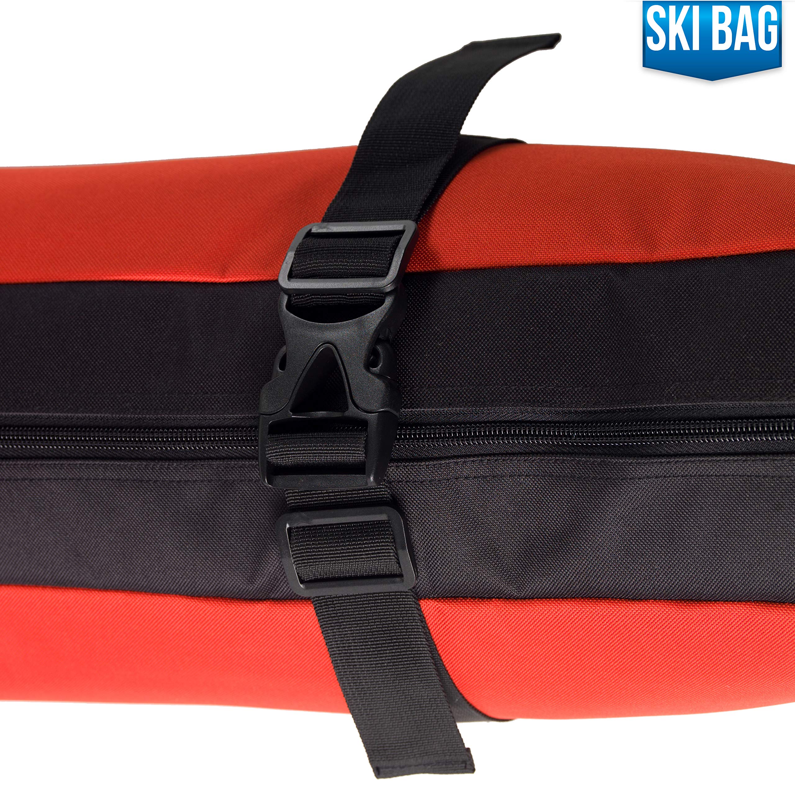 Athletico Mogul Padded Ski Bag Set with Boot Bag, Boot Strap & Carrier - Waterproof Ski Equipment Storage for Travel & Mountain Resorts
