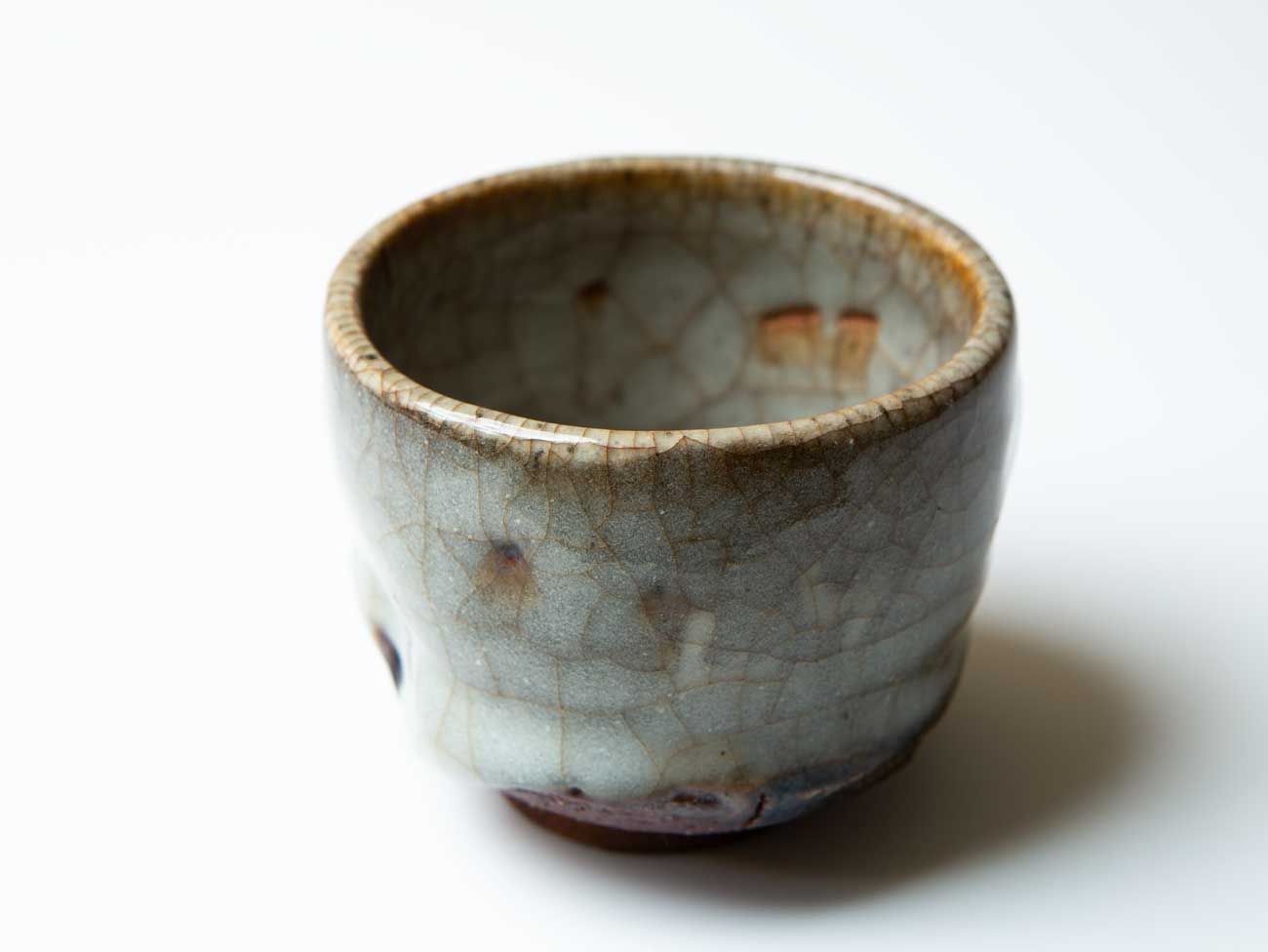 Japanese Small Monsoon Chawan Tea Bowl - Handmade Ceramic Matcha Bowl for Traditional Tea Ceremony | Perfect for Zen Meditation, Home Decor & Gift Giving