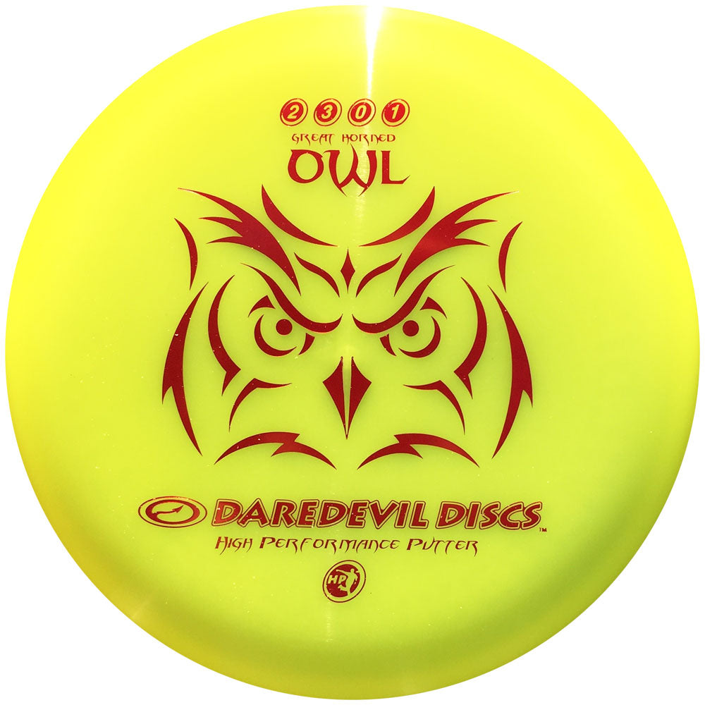 Daredevil Disc Golf Owl (HP) Putter - Premium Golf Disc for Putting Practice, Tournament Play & Outdoor Sports