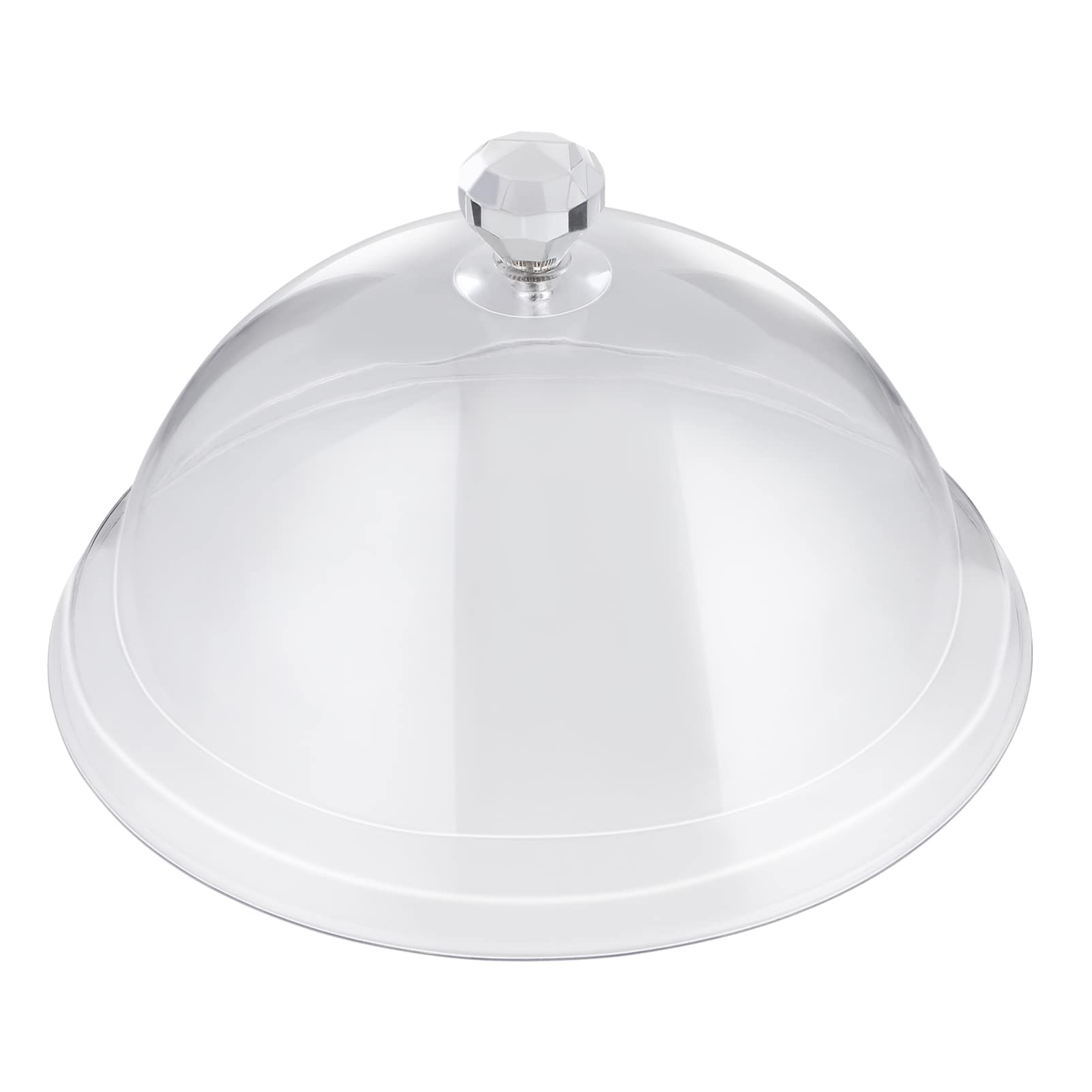 BESTonZON 8.5 Inch Clear Acrylic Cake Dome Cover - Round Food Display Cloche for Cakes, Desserts & Pastries - Perfect for Kitchen, Bakery, Party Serving & Display