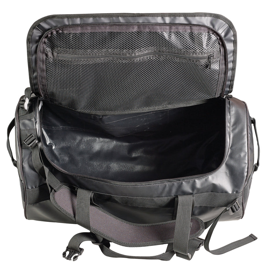 Caribee Kokoda 90L Waterproof Duffle Bag - Large Travel Duffel for Camping, Hiking & Outdoor Adventures - Black