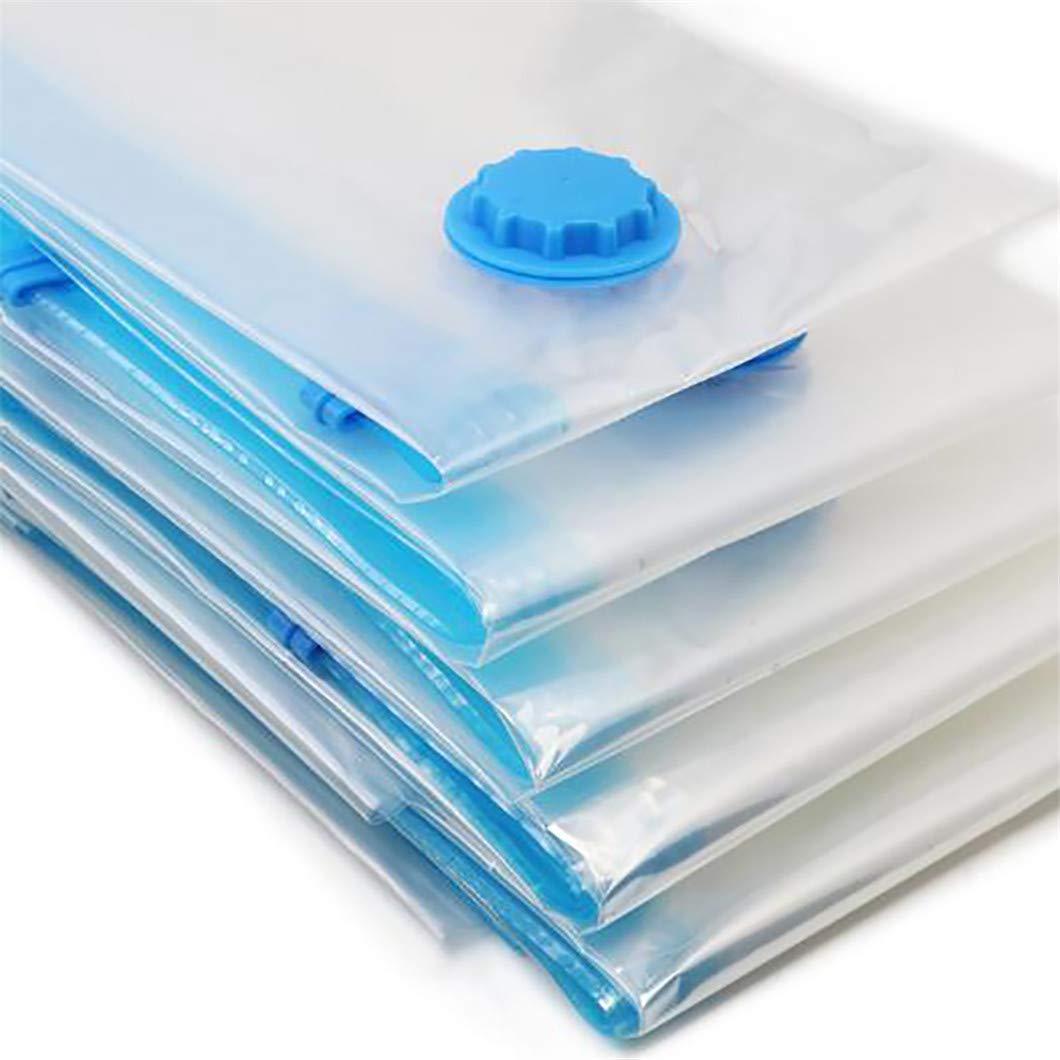 Vacuum Storage Bags - Reusable Space Saver Bags for Clothes, Blankets, Bedding & Travel | Compact Storage for Duvets, Comforters, Sweaters & Suitcases | Perfect for Home Organization, Seasonal Storage & Moving