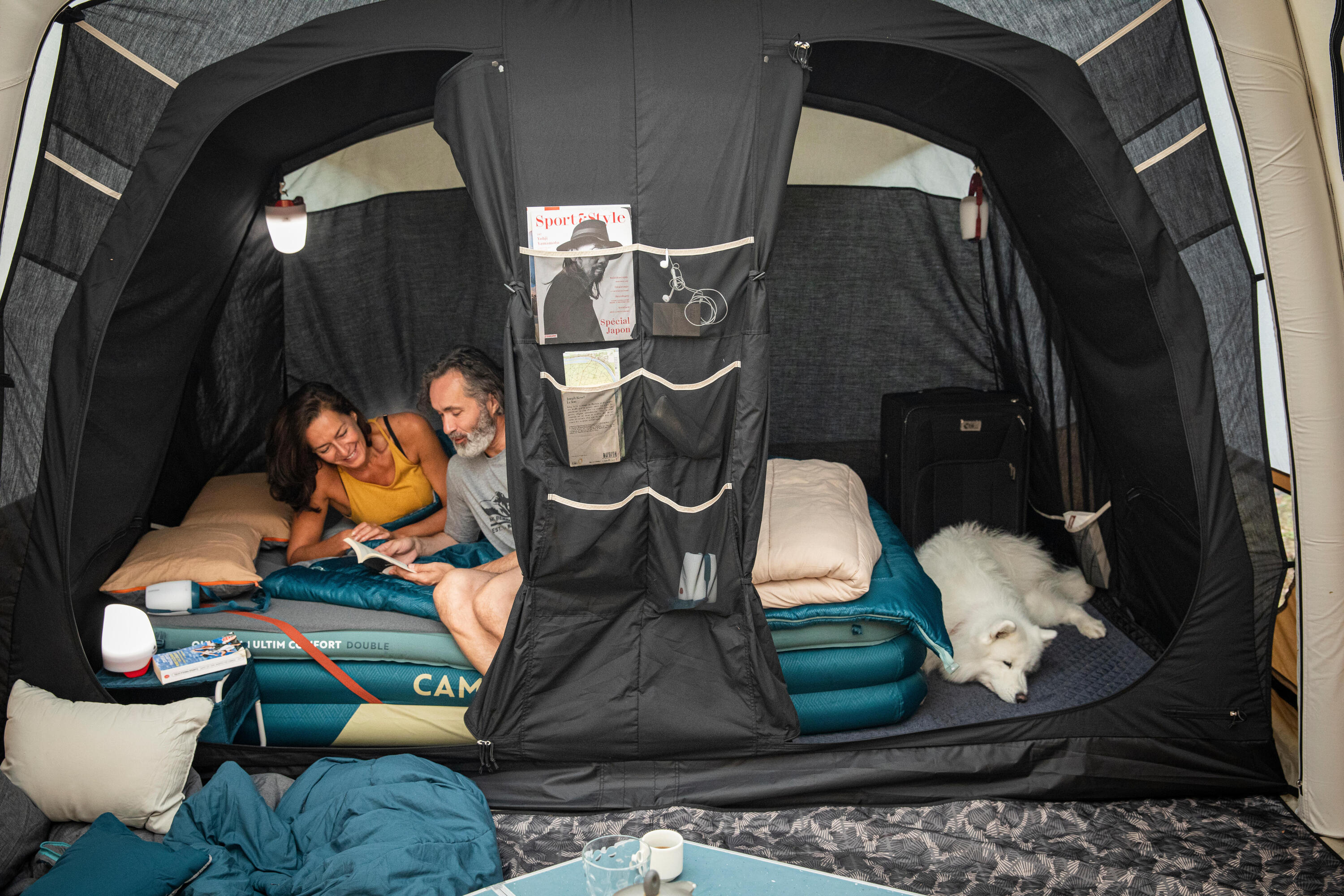 Quechua Air 79 Inflatable Camping Bed - Portable Air Mattress for Outdoor Adventures, Hiking & Backpacking Trips - Lightweight & Compact for Easy Transport