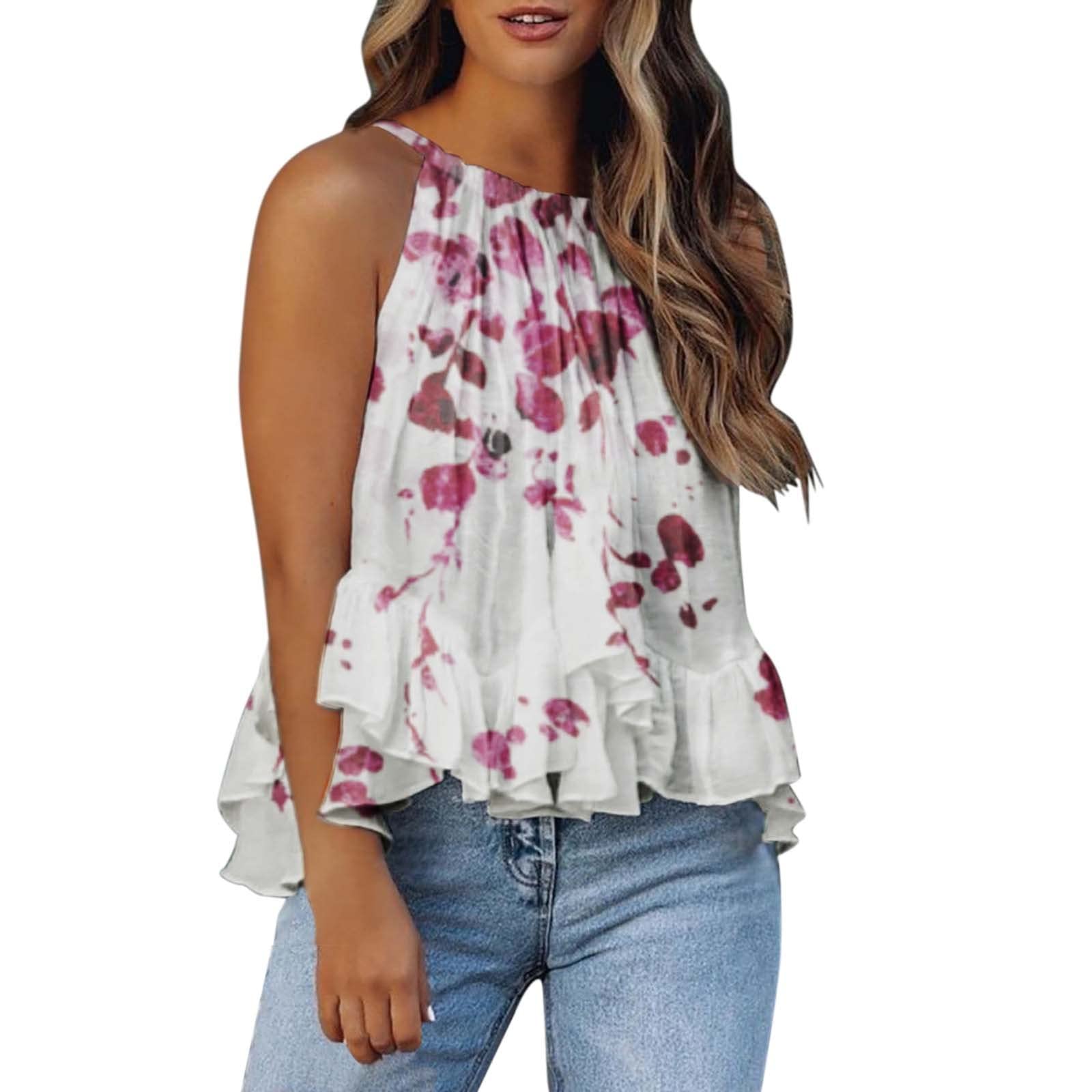 Women's Casual V-Neck Short Sleeve T-Shirts & Loose Summer Tunic Tops - Breathable Comfort for Everyday Wear, Work & Vacation Outfits