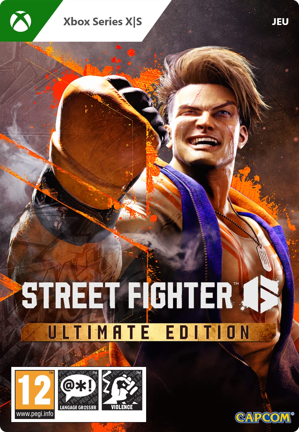 Street Fighter 6 Ultimate Edition - Digital Download Code for Xbox Series X|S - Play Next-Gen Fighting Games with Enhanced Graphics & New Characters - Perfect for Competitive Gaming & Online Battles