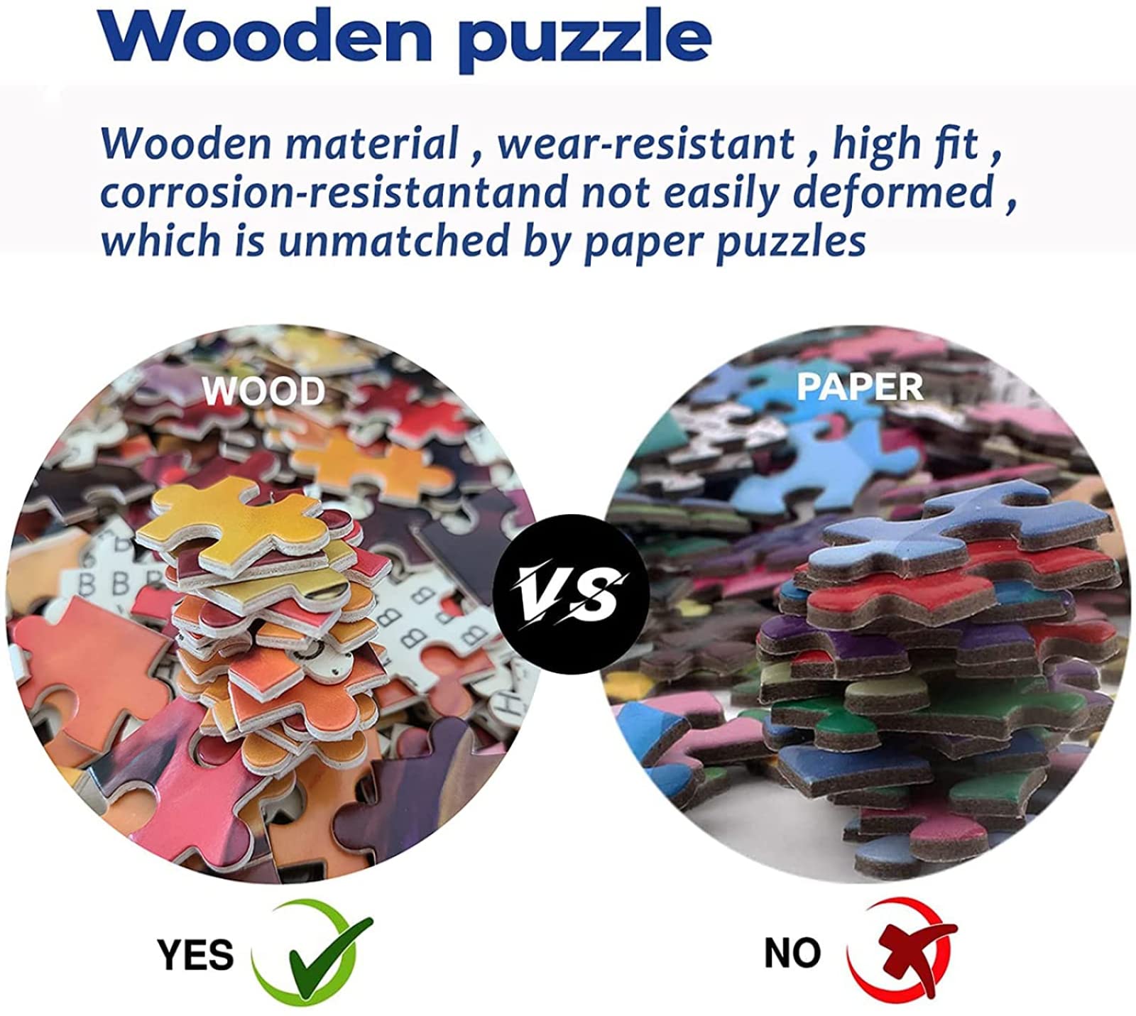 1000 Piece Wooden Jigsaw Puzzle for Adults - Cat & Tiger Shadow Animal Puzzle, DIY Collectible Home Decor (29.5x19.7 Inches) | Perfect for Relaxation, Family Game Night & Wall Art Decoration