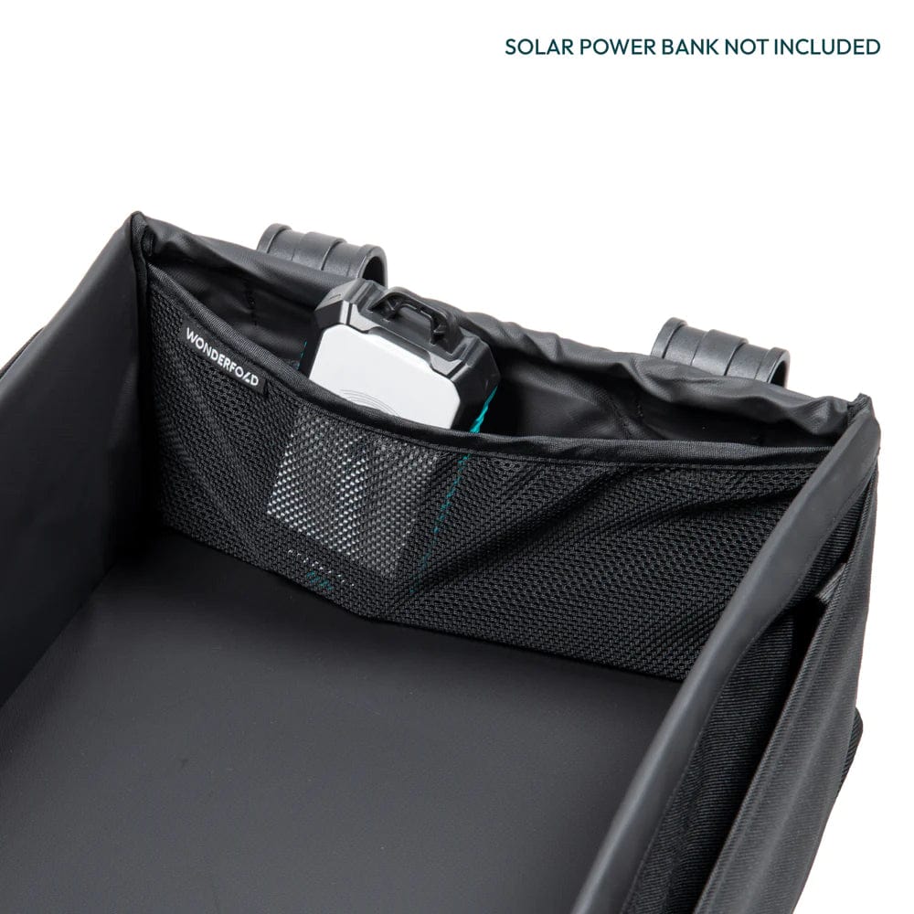 Wonderfold WonderTote Collapsible Shopping Basket for W4 - Foldable Grocery Cart with Wheels for Shopping, Laundry & Storage - Perfect for Supermarkets, Malls & Home Organization