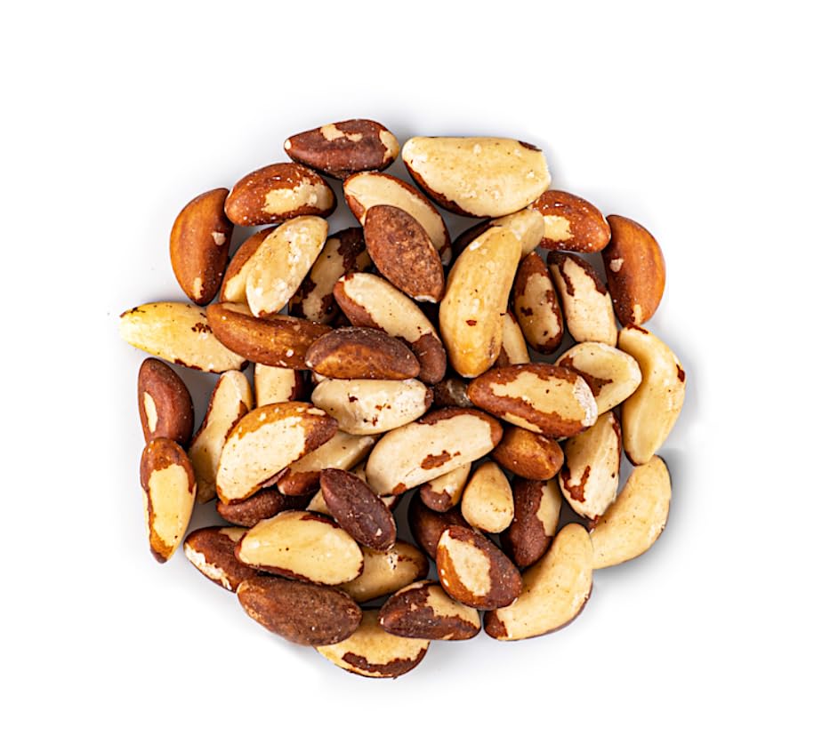 Premium Raw Brazil Nuts - Whole, Fresh & Unsalted (500g) | High in Selenium & Healthy Fats | Perfect for Snacking, Baking & Vegan Recipes