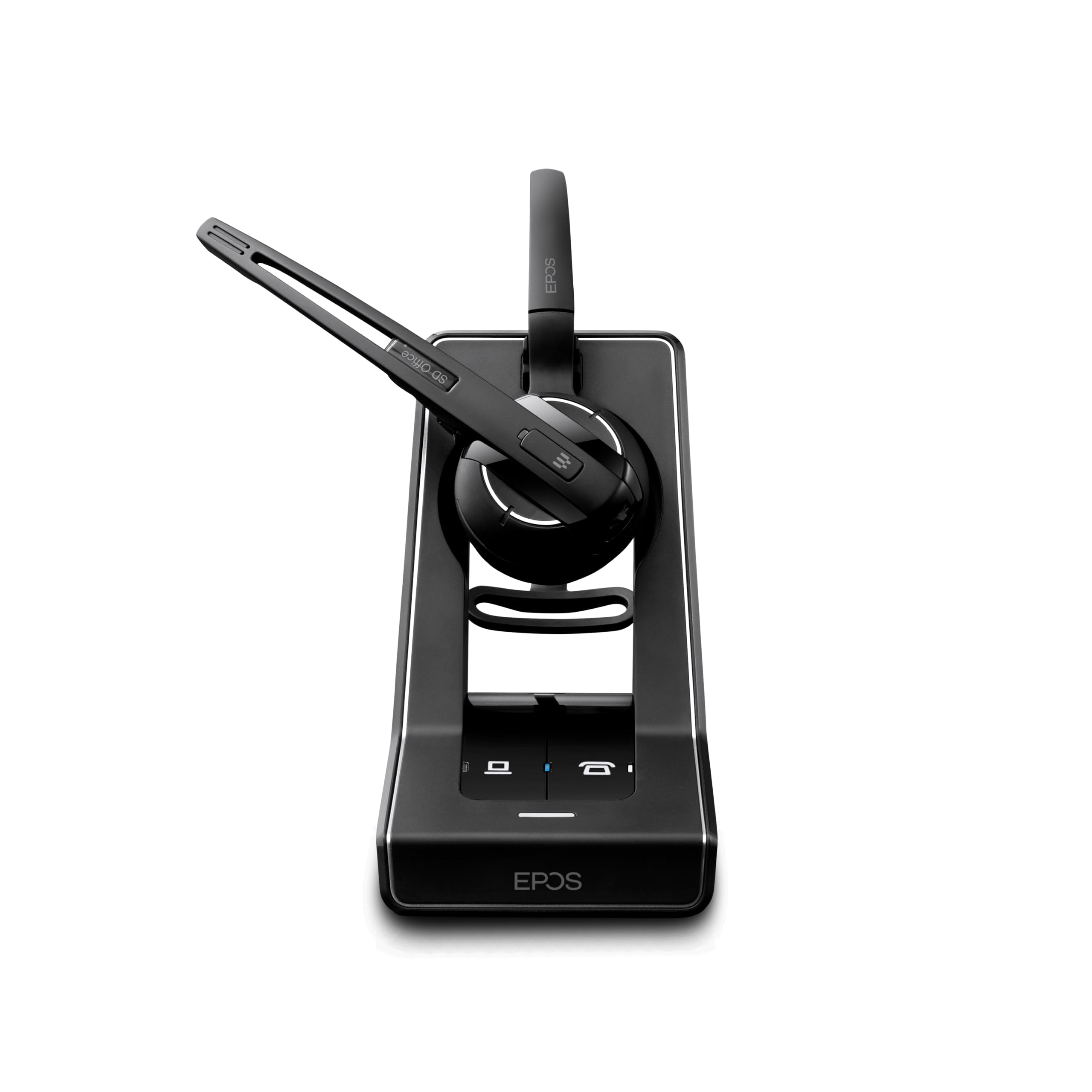 Sennheiser SD Office ML (506009) Wireless Headset - Single-Sided DECT Headset with Noise-Cancelling Mic for Desk Phone & Skype for Business, Adjustable Wearing Styles (Black) - Perfect for Office, Call Centers & Remote Work