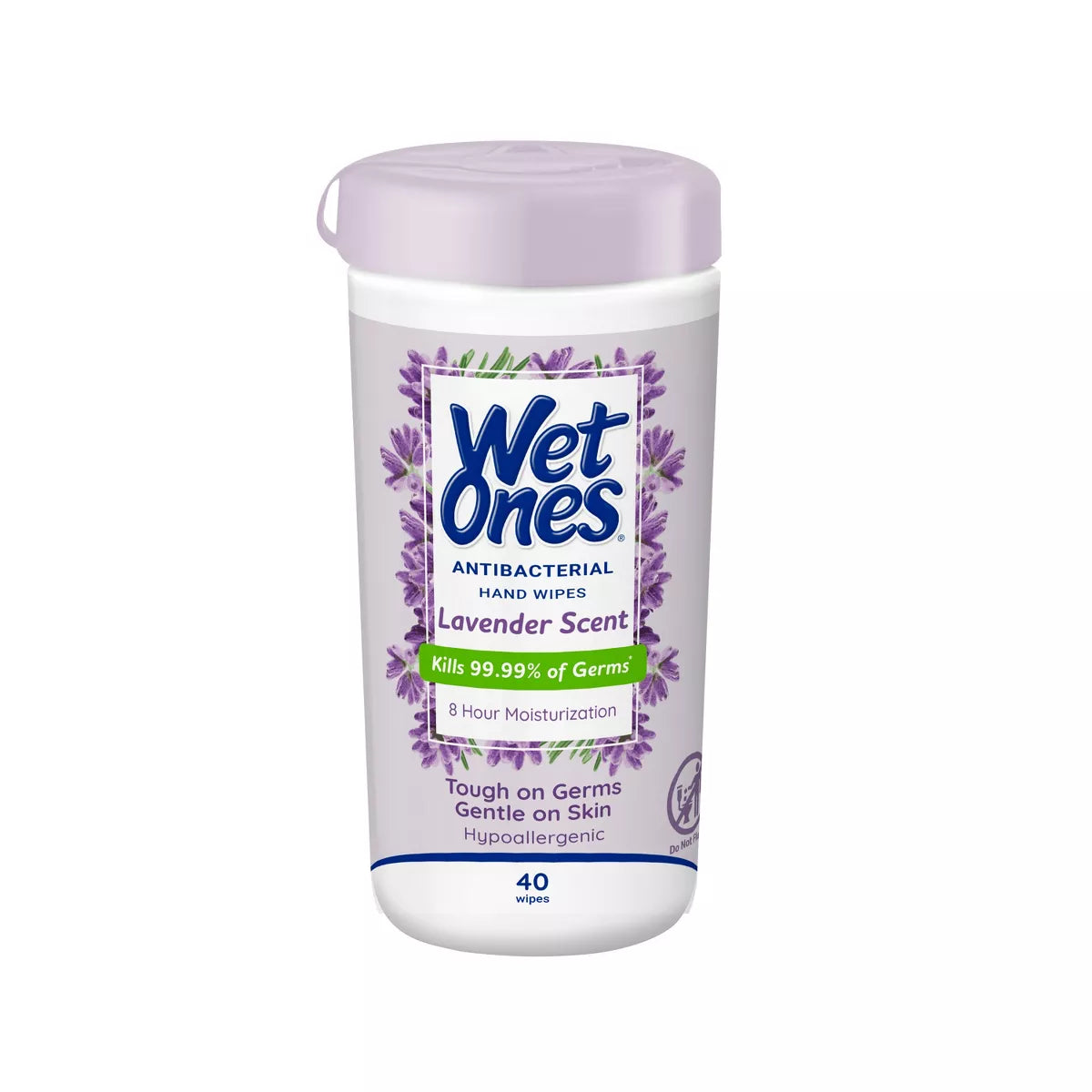 Wet Ones Antibacterial Hand Wipes with Lavender Scent - Travel Size & Bulk Pack for Home, Office, and On-the-Go Use