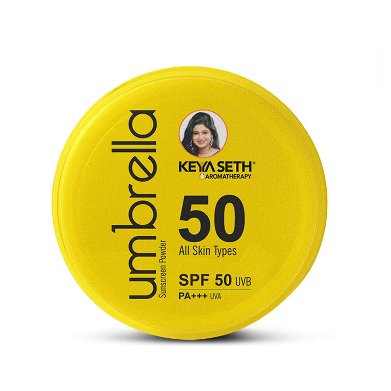 KEYA SETH'S UMBRELLA SUNSCREEN POWDER SPF 50 - Mineral Sun Protection for Face & Body | Perfect for Beach, Outdoor Activities & Daily UV Defense