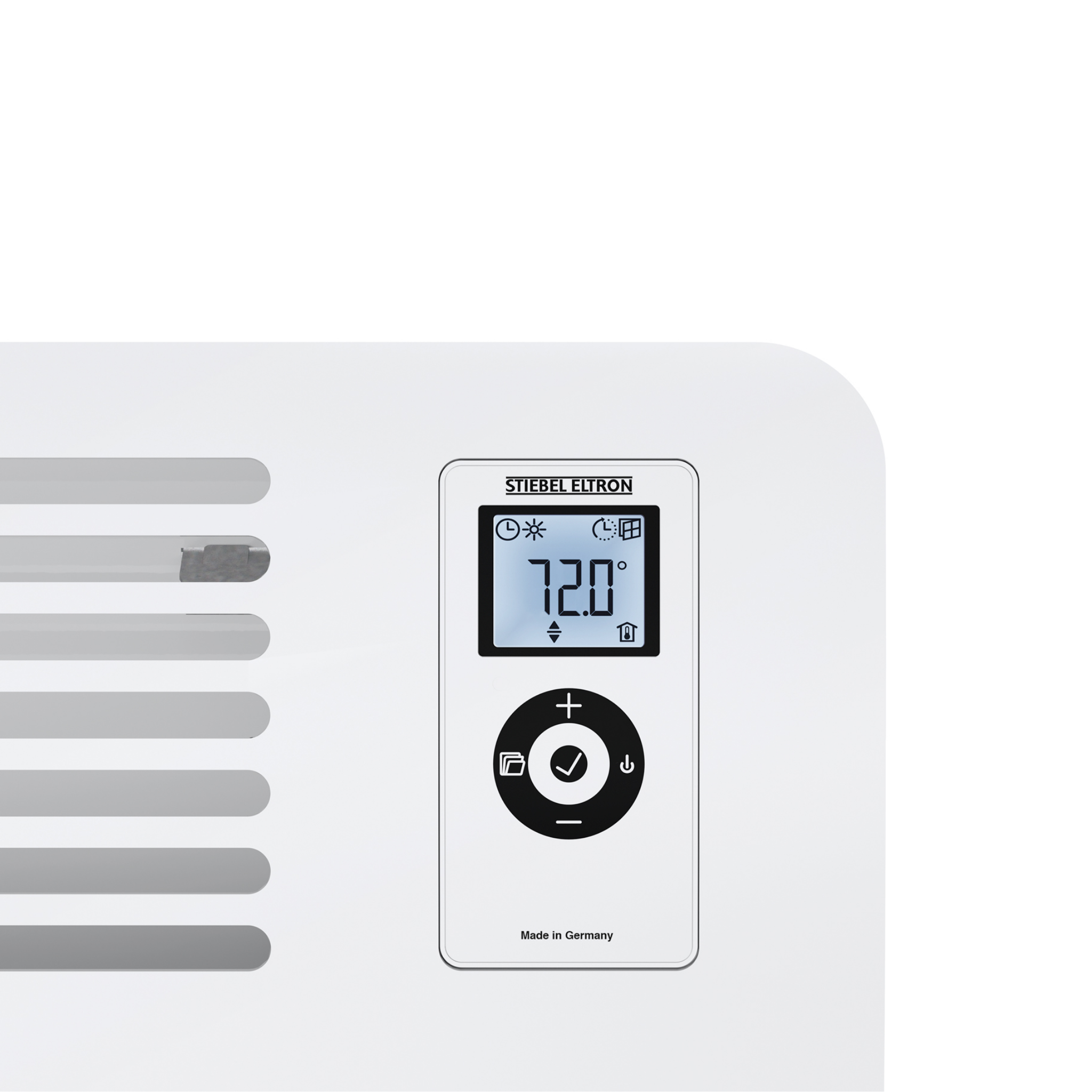 Stiebel Eltron CON 150 2 Premium Wall Mounted Convection Heater - 1500W Energy Efficient Space Heater for Home, Office & Bedroom - Fast Quiet Heating with Adjustable Thermostat