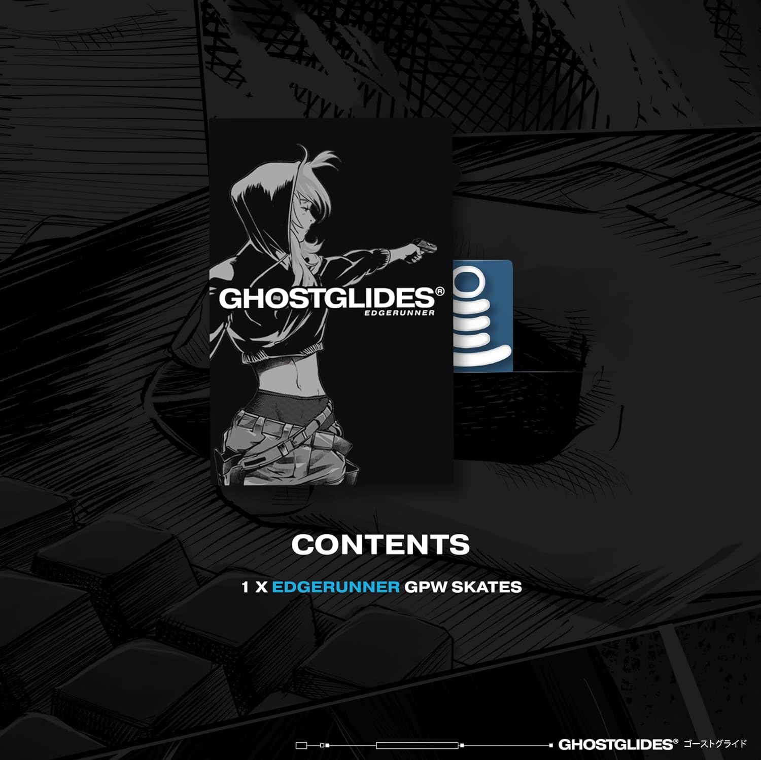 GHOSTGLIDES EDGERUNNER Skates for Logitech G Pro Wireless (GPW) Mouse - Ultra Smooth Gliding for Gaming & Office Use - Perfect for FPS, MOBA & Productivity Work