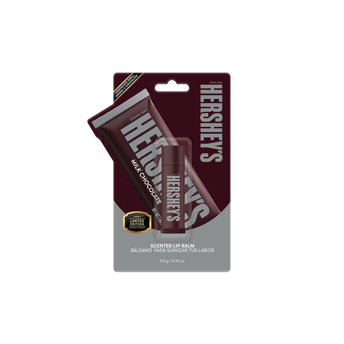 Hershey's Milk Chocolate Lip Balm - Moisturizing & Nourishing for Dry Lips - Perfect for Winter, Outdoor Activities & Daily Hydration