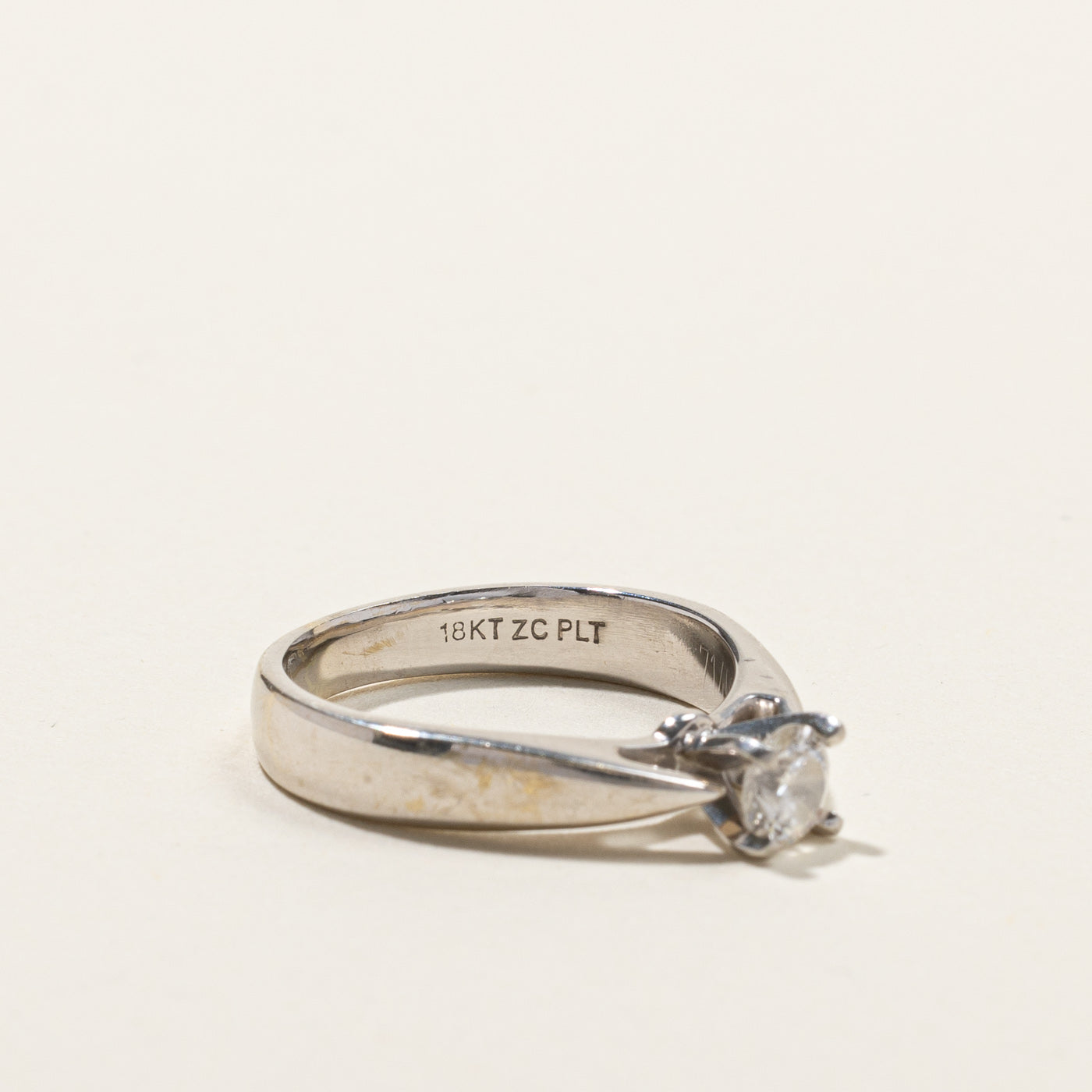 0.29ct Solitaire Diamond Engagement Ring - Size 5 | Classic Round Cut Wedding Band for Women | Perfect for Proposals, Anniversaries & Special Occasions