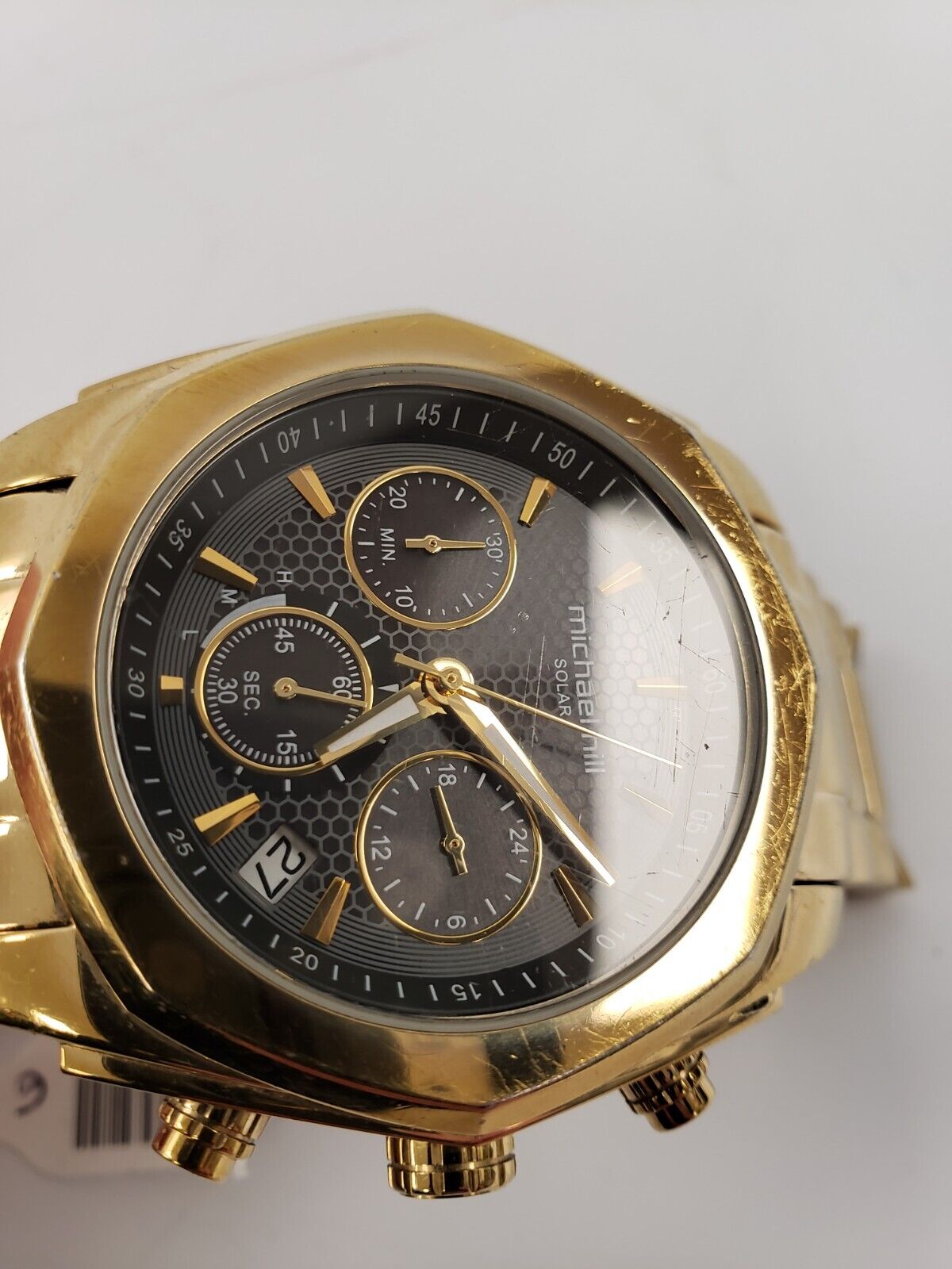 Michael Hill 9758 Luxury Men's Watch - Elegant Stainless Steel Analog Timepiece for Business & Formal Occasions