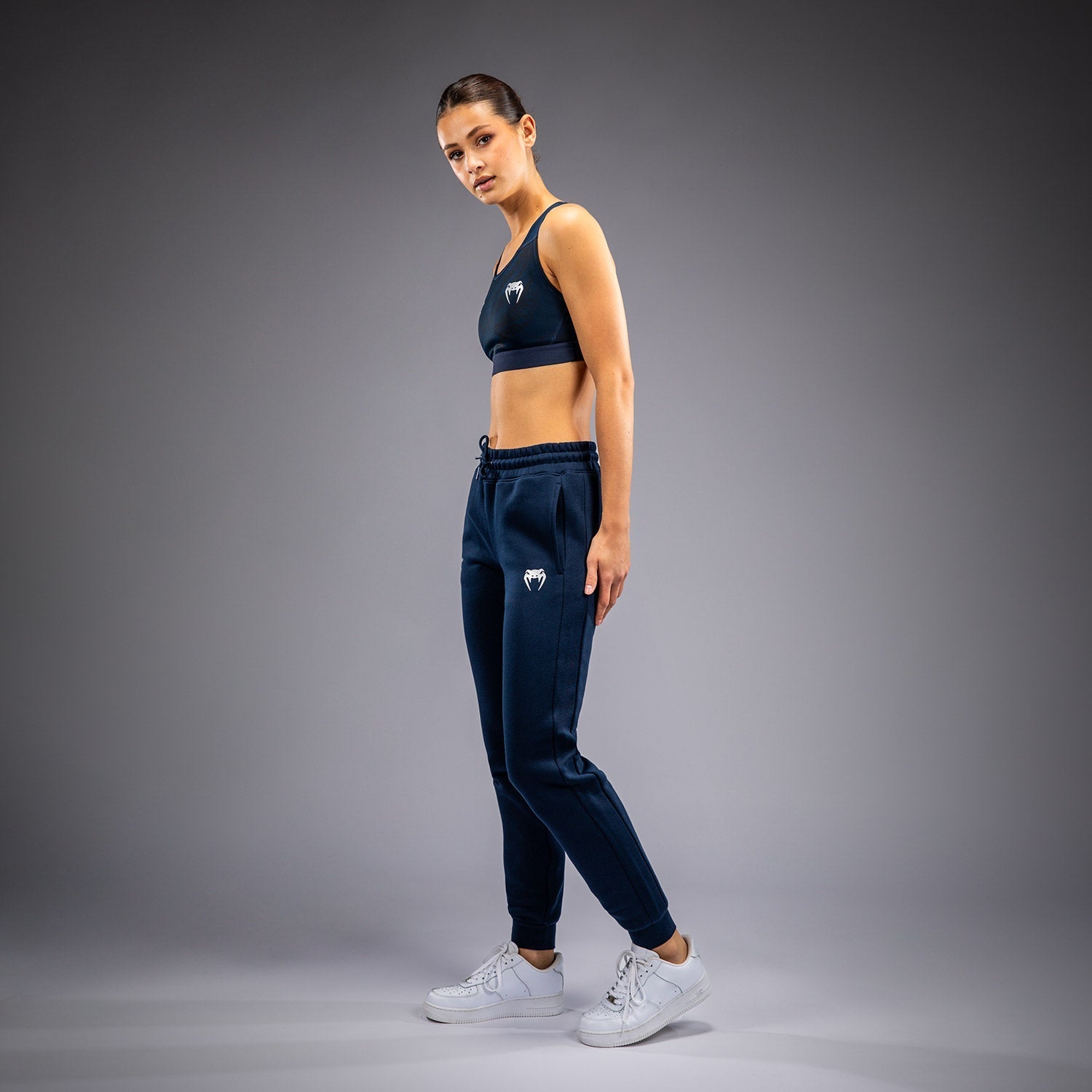 Venum UFC Fusion Fight Week Women's Cotton Pants - Solid Oceanic Blue | Comfortable Training & MMA Workout Pants for Women | Perfect for Gym, MMA Training & Casual Wear