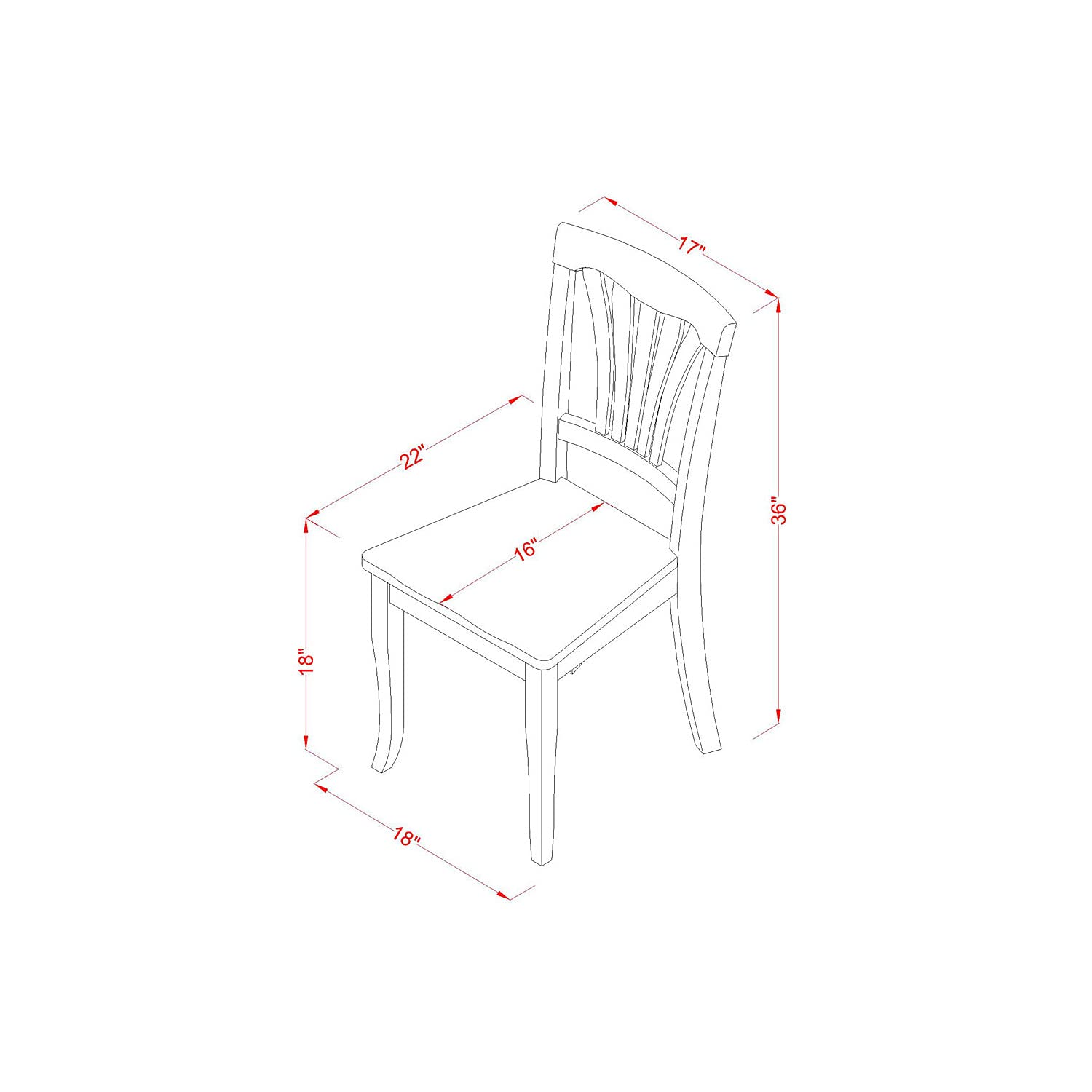 East West Furniture ANAV3-WHI-W 3-Piece Small Kitchen Table and Chairs Set - Compact Dining Table with 2 Matching Chairs for Small Spaces, Breakfast Nooks & Cozy Apartments
