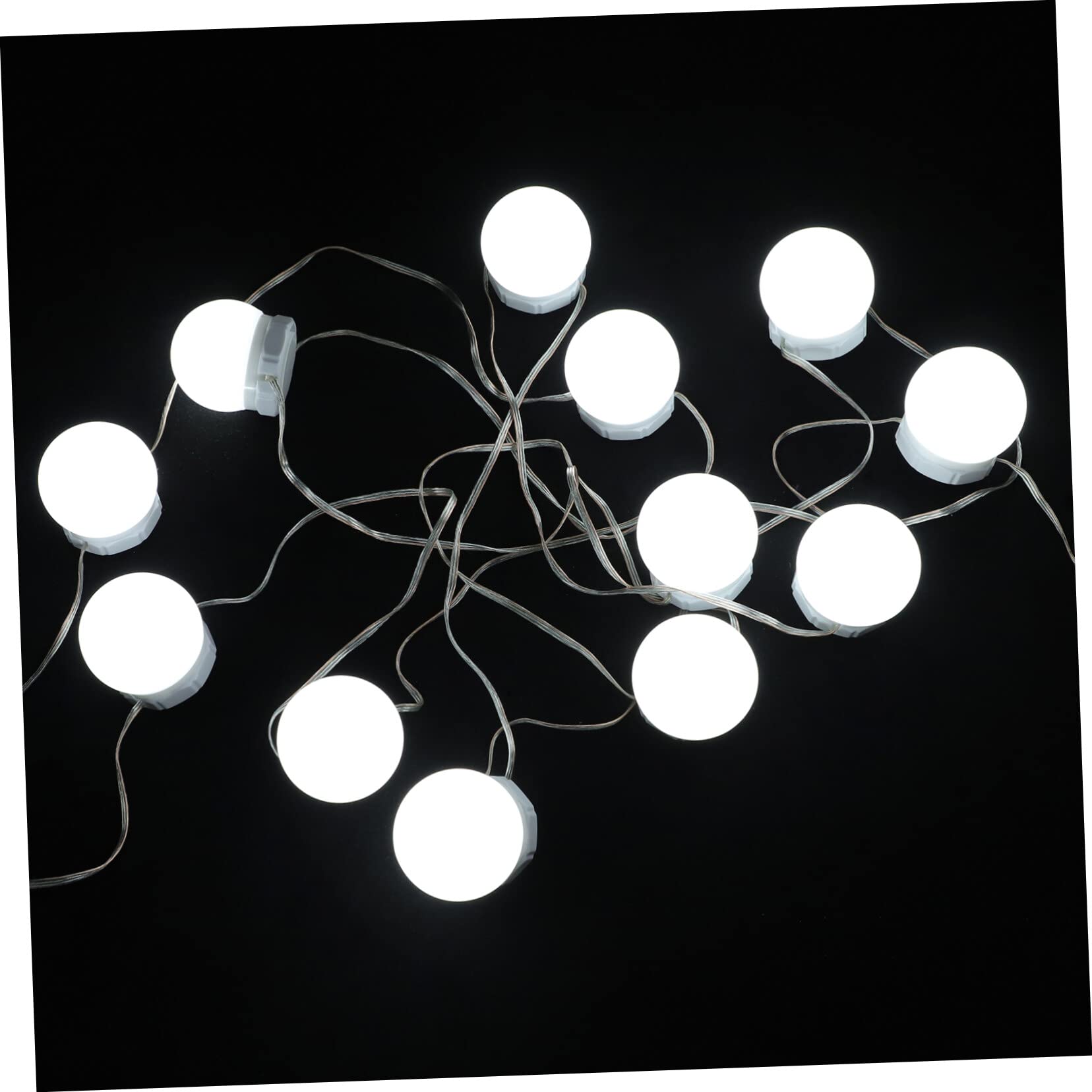 OSALADI LED Vanity Mirror Lights - USB Powered Makeup Light Bulb String Lights for Dressing Table & Bathroom Mirror Lighting Fixture Strip | Perfect for Home Salon, Bridal Makeup & Photography Studio