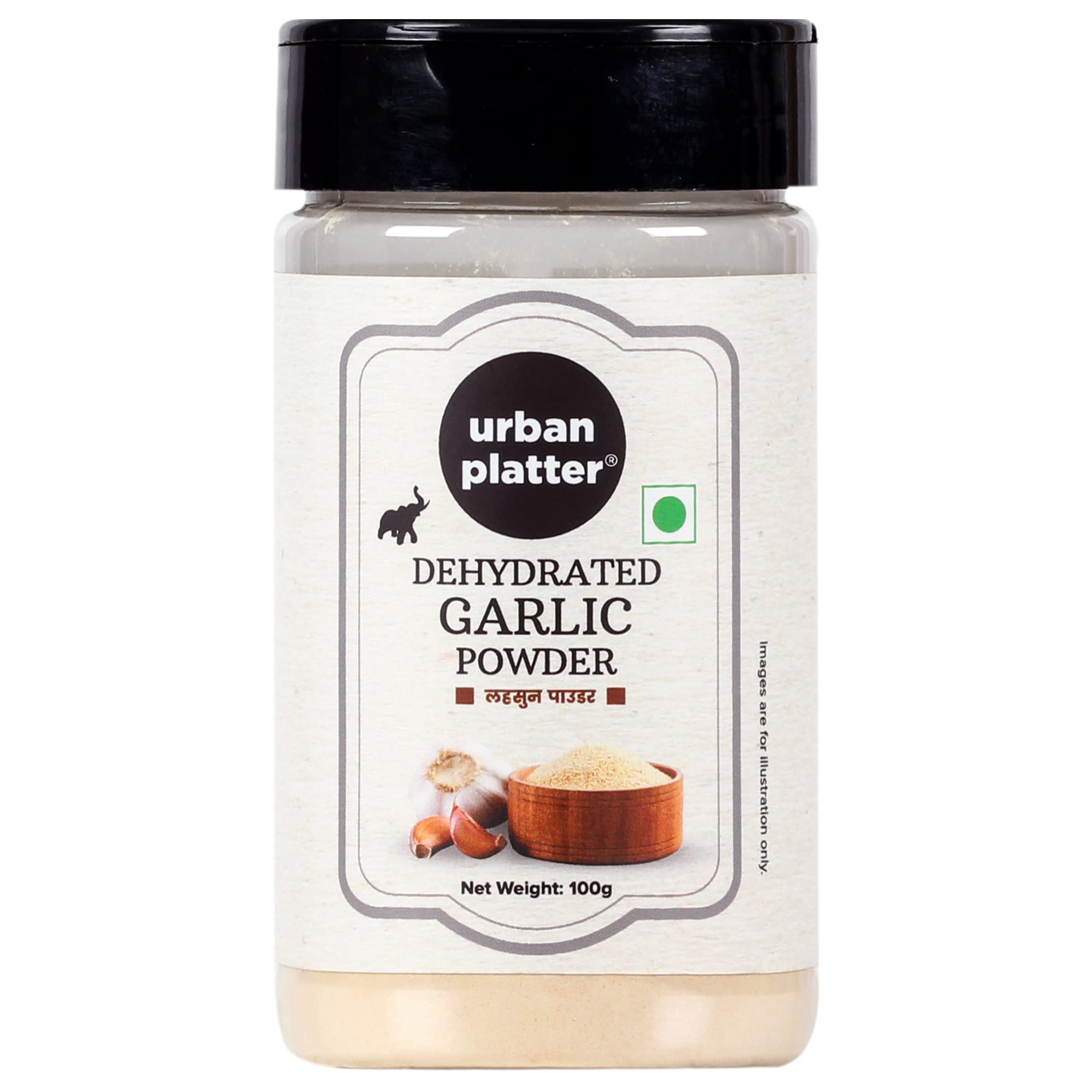 Urban Platter Dehydrated Garlic Powder, 100g - All Natural, Additive-Free, Ready to Use | Instant Garlic Flavor for Cooking, Baking & Seasoning | Premium Lehsun Powder for Soups, Sauces & Marinades