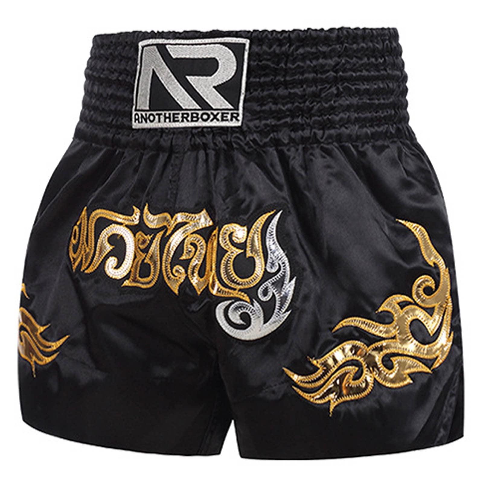 Muay Thai Shorts for Men Women & Kids - Boxing, Kickboxing, Grappling MMA Training & Gym Workout Shorts - Perfect for Martial Arts, Fitness & Competition