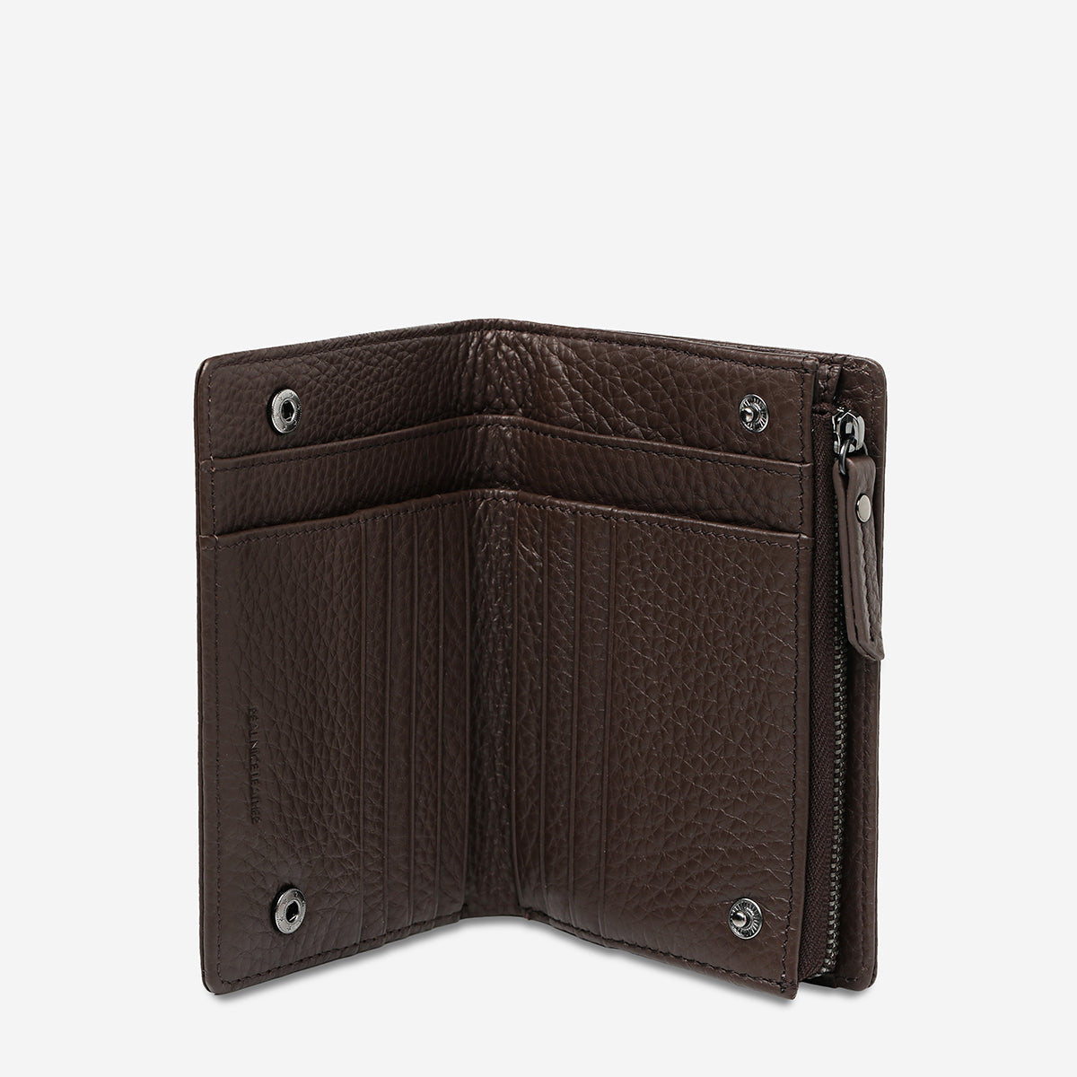 Insurgency Wallet - Slim RFID Blocking Leather Wallet for Men - Cocoa Brown | Perfect for Travel, Business & Everyday Use