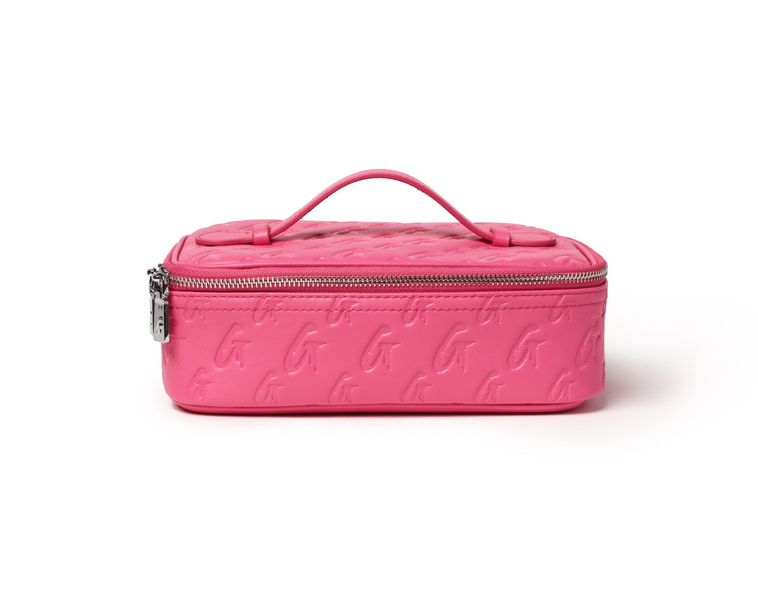 MEDIUM MONOGRAM TOILETRY BAG - Hot Pink Travel Cosmetic Case for Women | Perfect for Gym, Vacation & Makeup Organizer