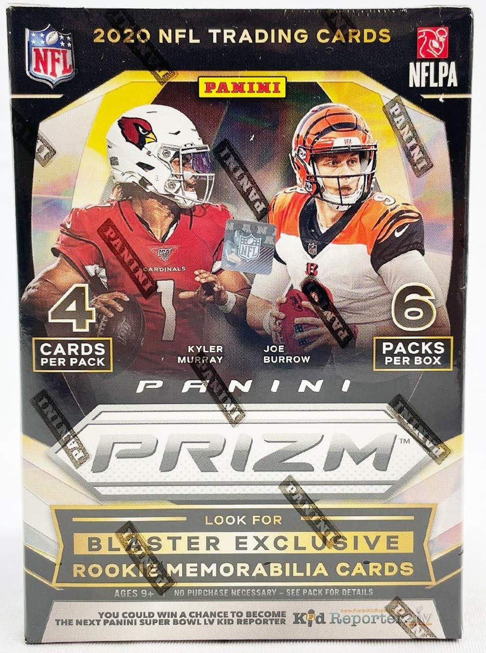 2020 Panini Prizm Football Blaster Box - 24 Trading Cards Per Box | NFL Collectibles, Sports Memorabilia for Fans & Card Collectors (Perfect for Gifts, Display, or Investment)