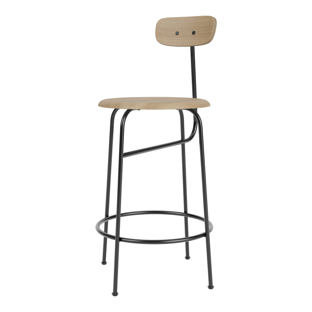 Afteroom Modern Counter Stool - Minimalist Design Bar Stool for Kitchen Island, Breakfast Nook & Dining Room - Height-Adjustable & Comfortable Seating