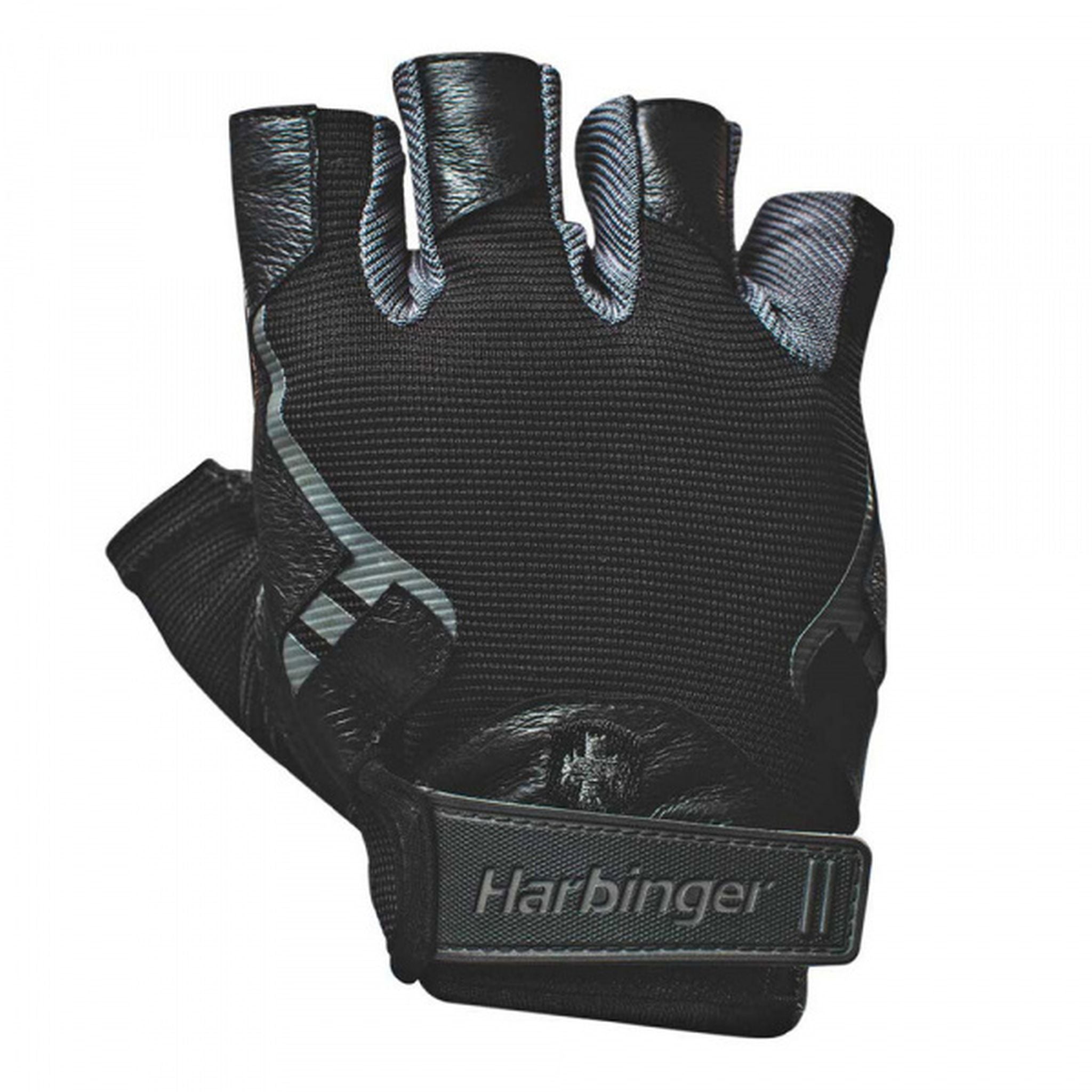 Harbinger Pro Weight Training Gloves for Men & Women - Breathable & Padded Workout Gloves for Gym, CrossFit, Powerlifting - Enhanced Grip & Wrist Support