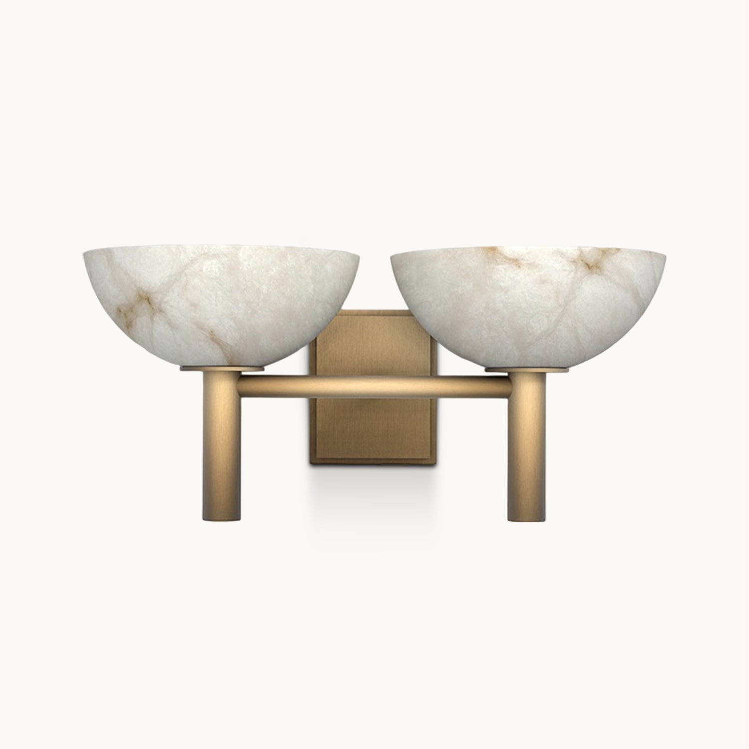 Alabaster Wall Lamp - Handcrafted Stone Bowl Sconce for Bedroom, Living Room & Hallway Lighting | Dimmable Modern Fixture