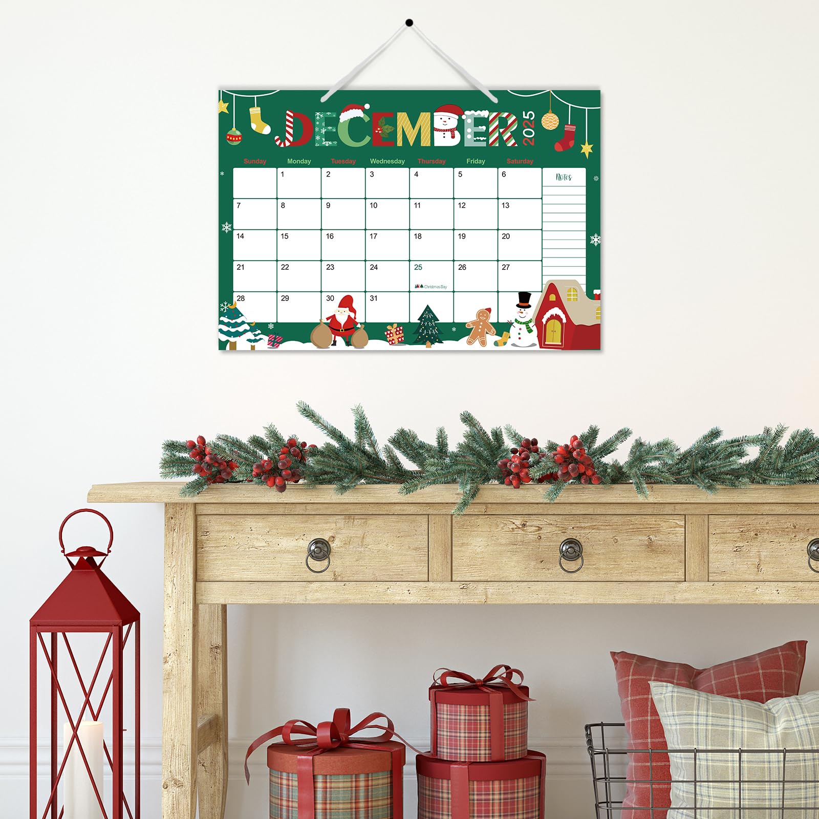 Guasslee 2025-2026 19-Month Academic Desk Calendar | Large 17x11.5 Inch Monthly Planner with Corner Protectors | Home Office Organization with Ample Writing Space | Perfect for Teachers, Students & Professionals (June 2025 - December 2026)