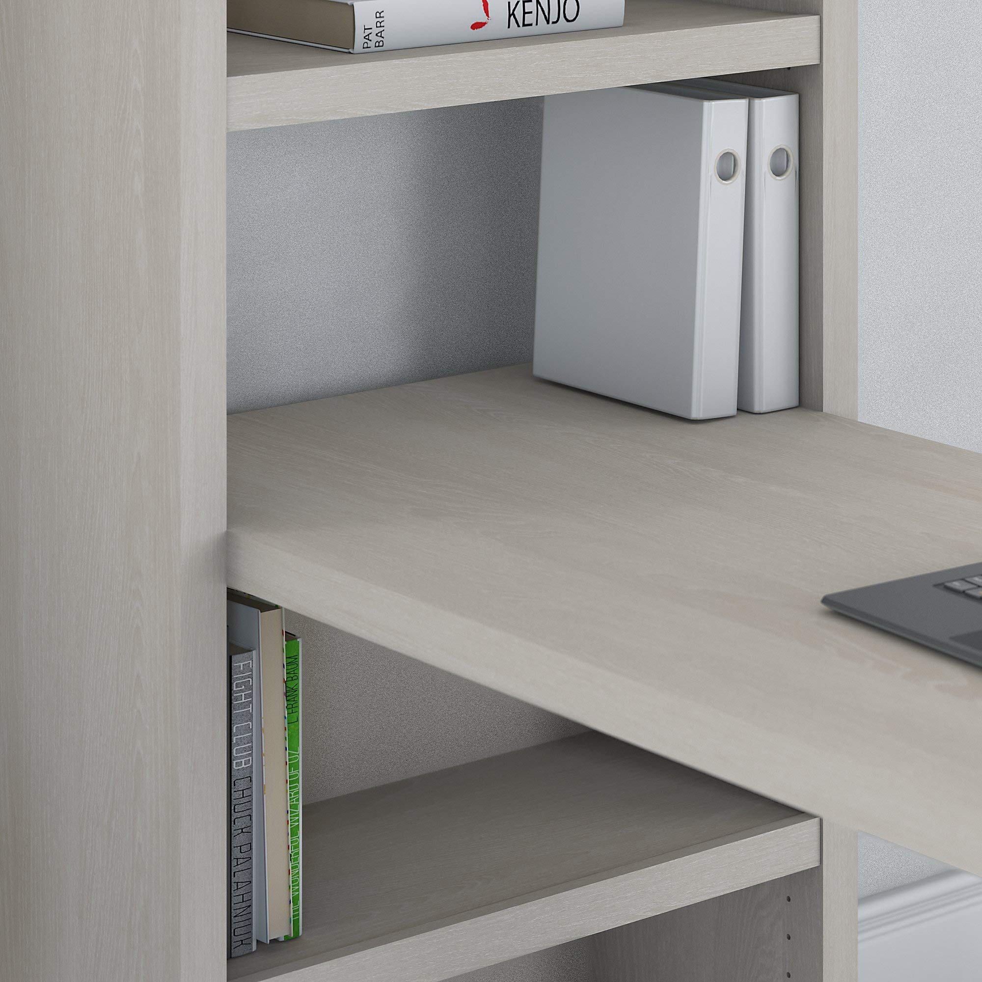 Bush Business Furniture Echo 56W Craft Table - Gray Sand Finish for Home Office, Craft Room & DIY Projects | Durable Work Surface for Sewing, Scrapbooking & Art Studios
