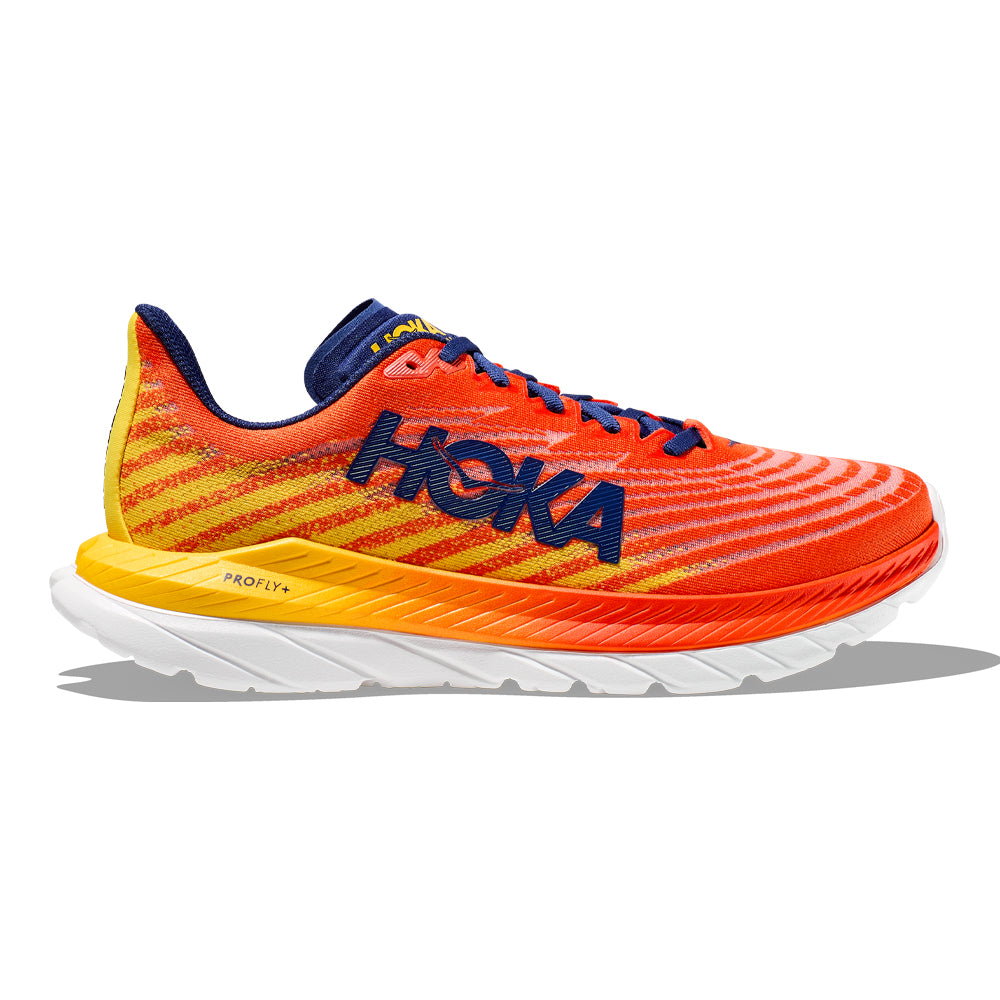 HOKA ONE ONE Mach 5 Running Shoes for Men - Lightweight Performance Sneakers for Road Running, Training & Marathon - Comfortable Cushioned Athletic Footwear